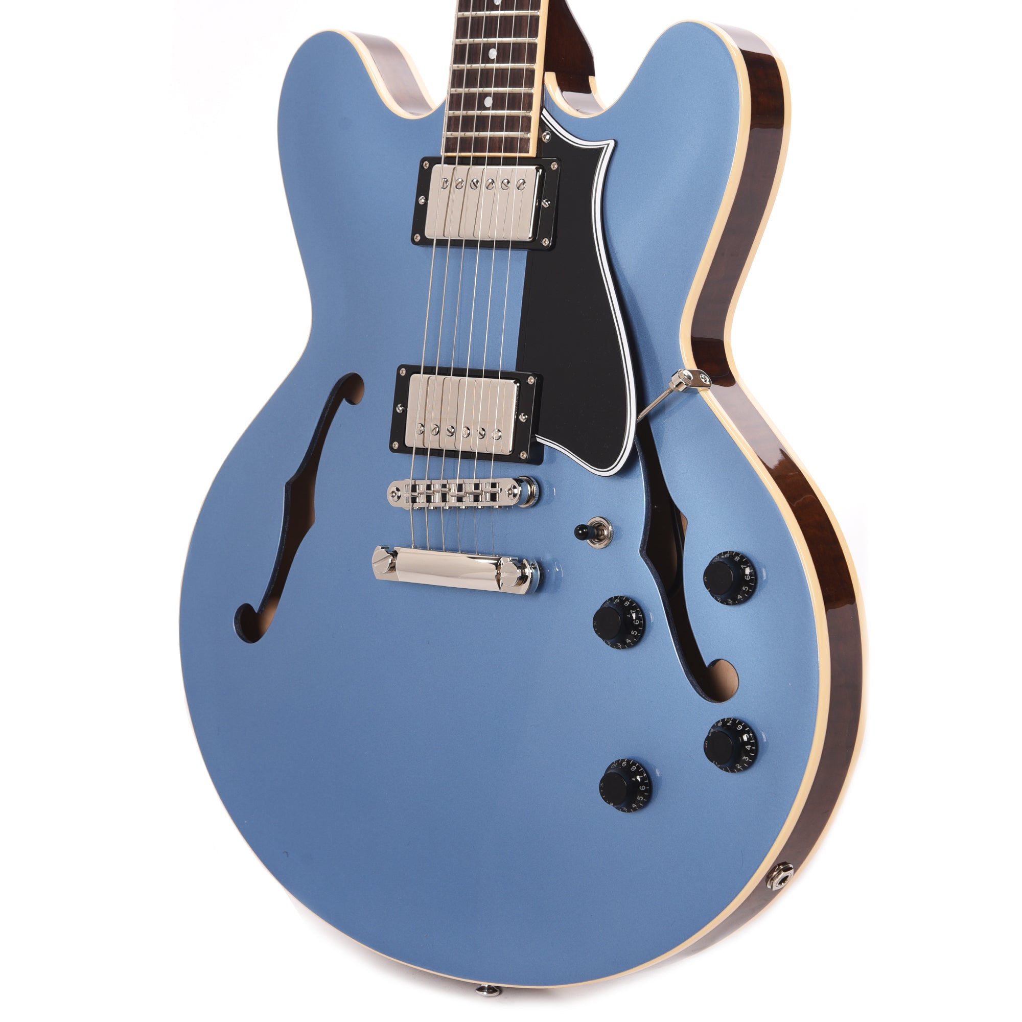 Heritage H-535 Semi-hollow Limited Edition Washed Blue - 8885015404232