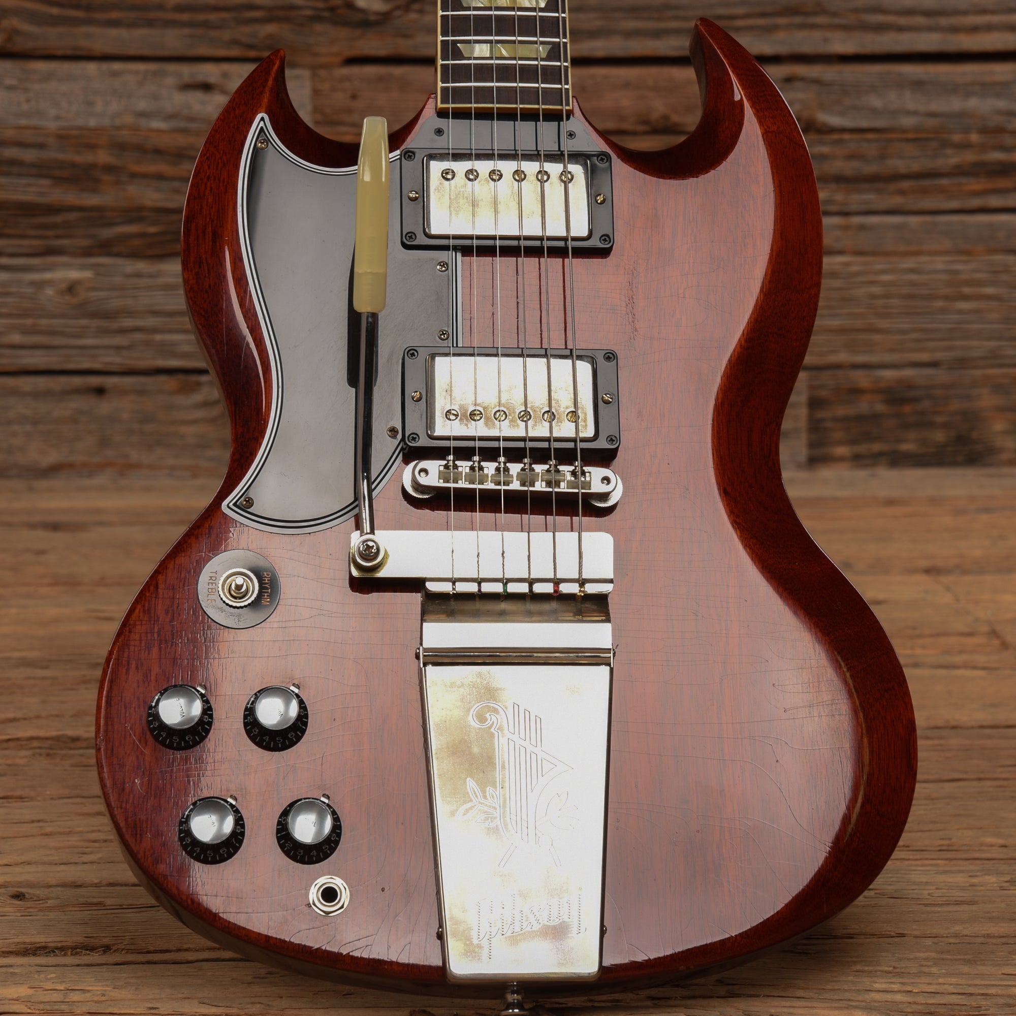 Gibson Custom Murphy Lab '64 SG Standarg Light Aged Cherry 2022 LEFTY