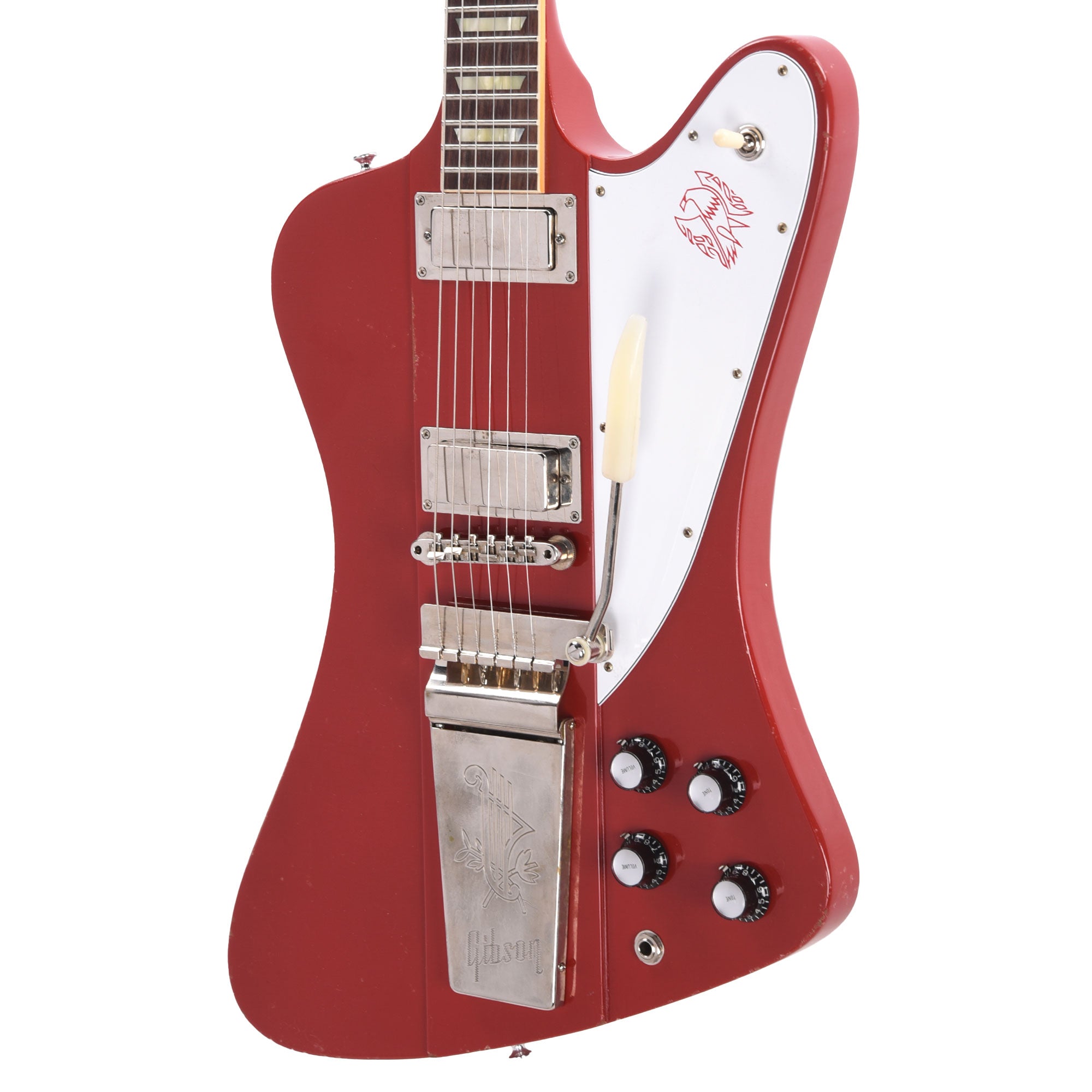 Gibson Custom Shop Murphy Lab 1963 Firebird V Cardinal Red Light Aged w/Maestro Vibrola