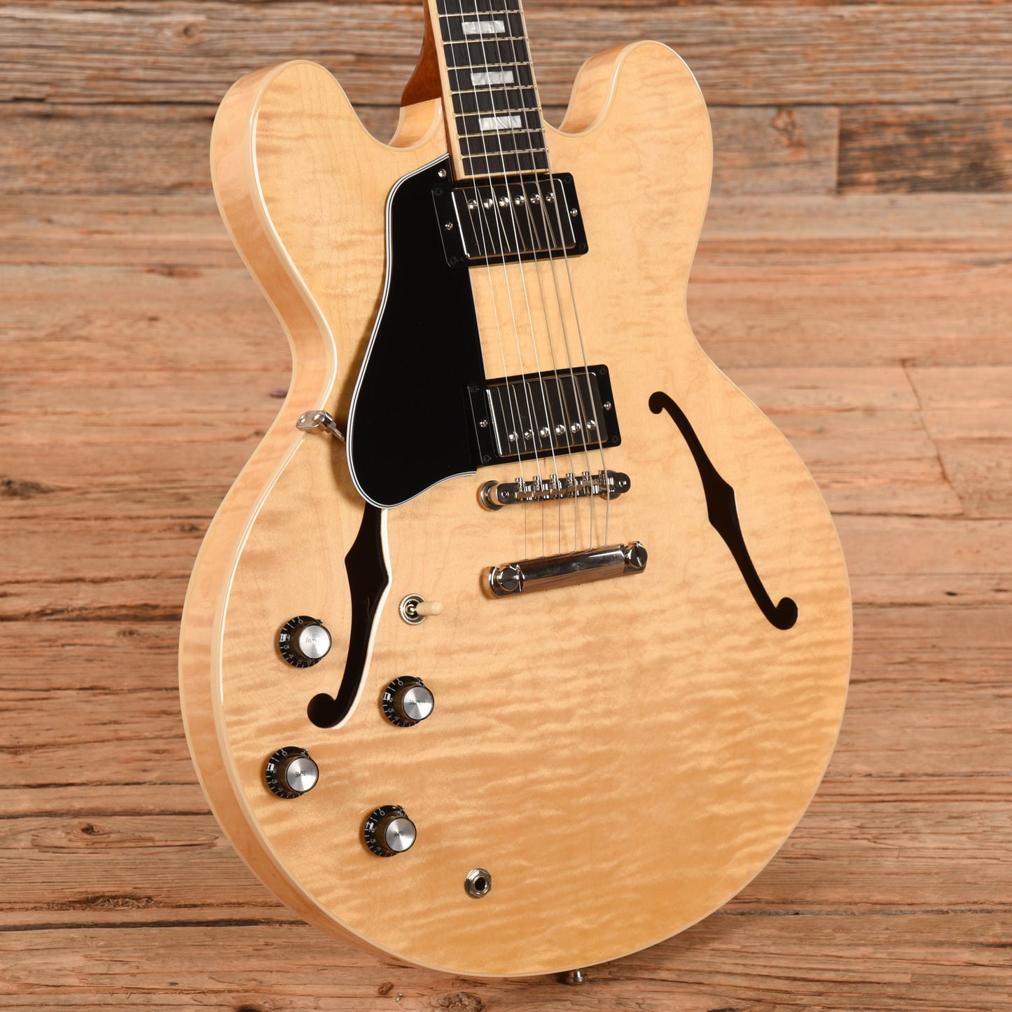 Gibson ES-335 Block Figured Antique Natural 2021 LEFTY