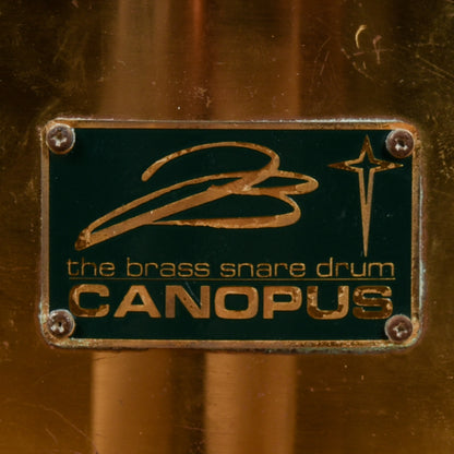 Canopus 5.5x14 Brass Snare Drum USED