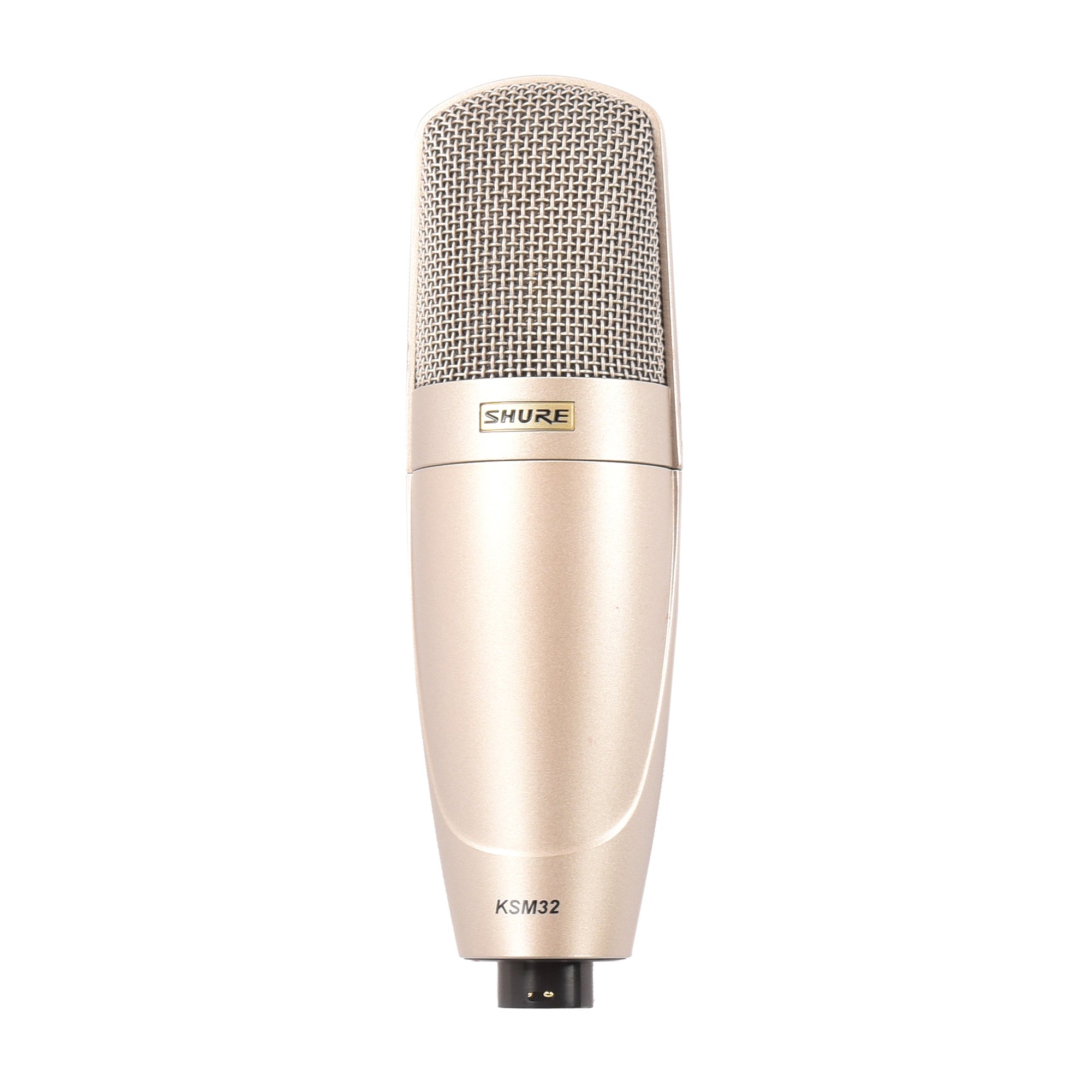 Shure KSM32 Cardioid Studio Condenser Microphone Champagne w/Shock Mou ...