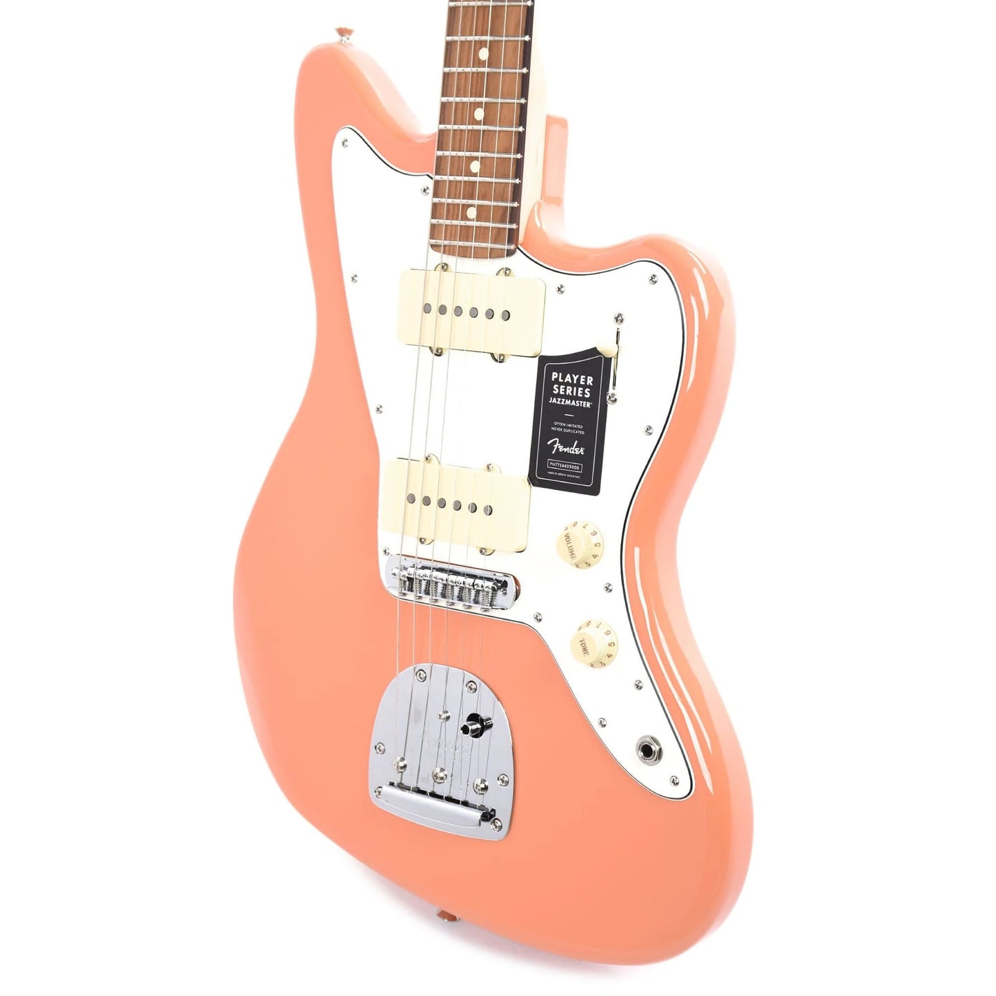 Fender Player Jazzmaster Pacific Peach w/Matching Headcap, Pure Vintage '65 Pickups, & Series/Parallel 4-Way