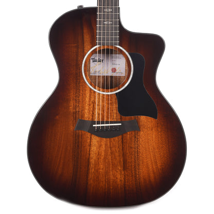 Taylor 224ce-K DLX Grand Auditorium Hawaiian Koa Shaded Edgburst ES2