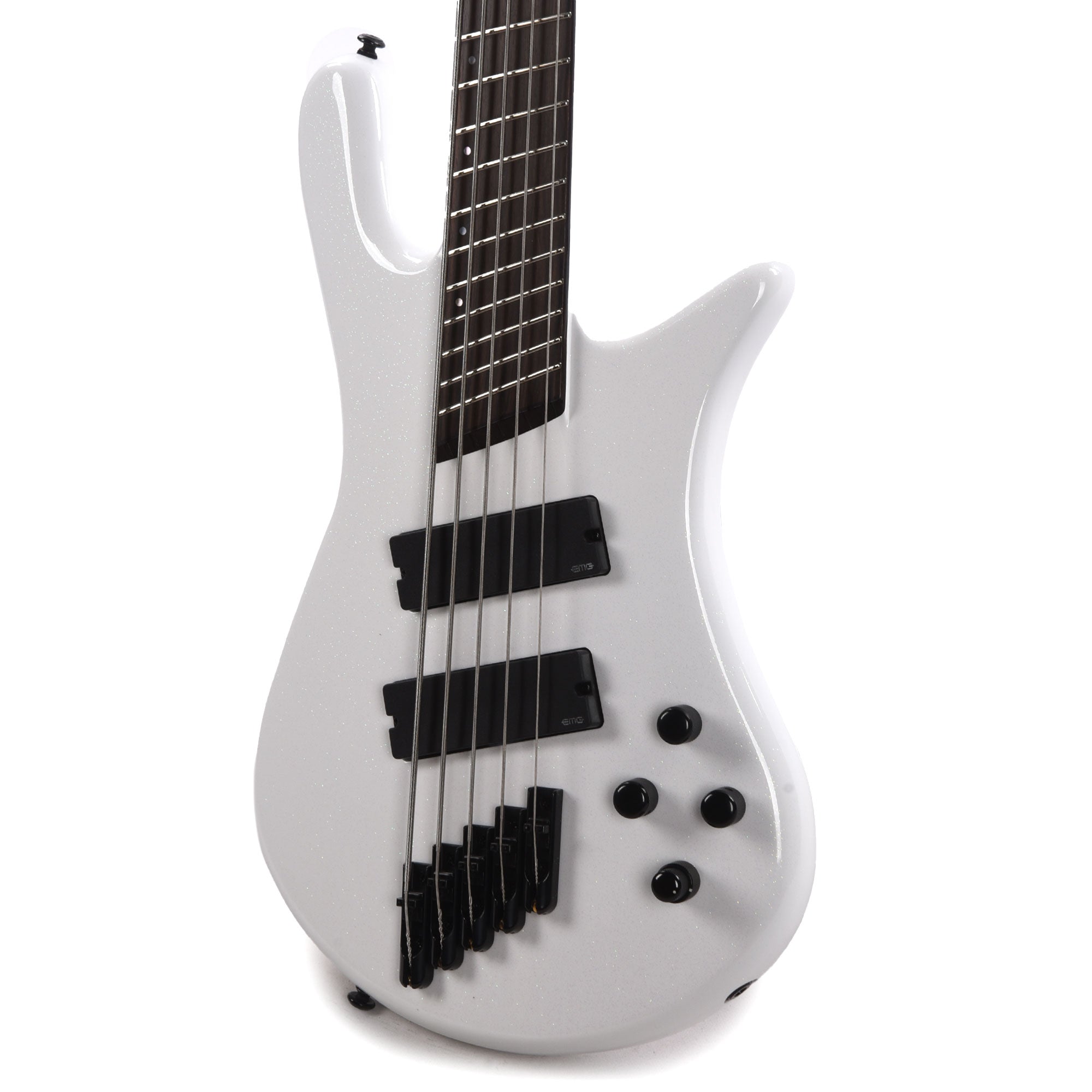 Spector NS Dimension 5 Bass White Sparkle Gloss