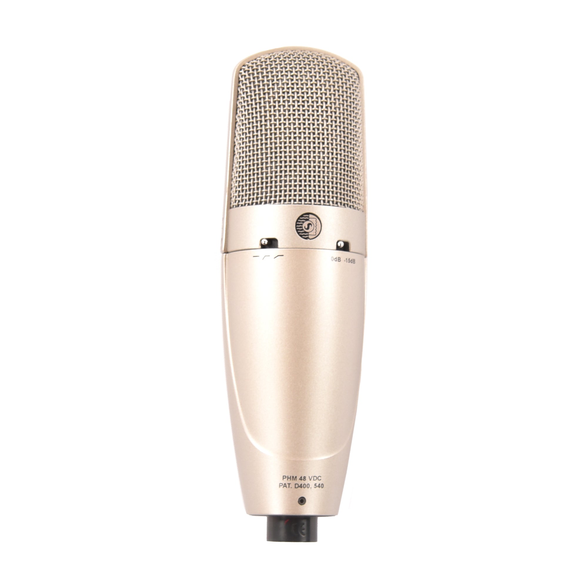 Shure KSM32 Cardioid Studio Condenser Microphone Champagne w/Shock Mou ...