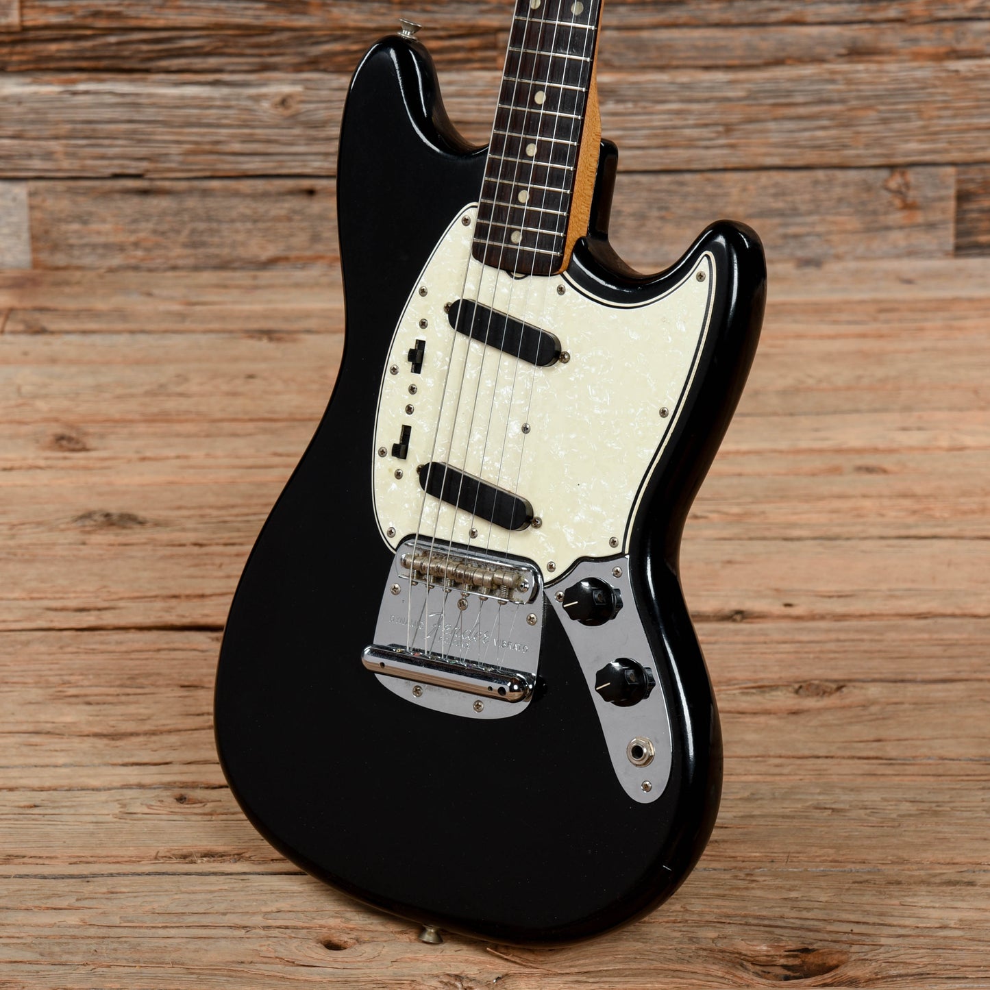 Fender Mustang Black Refin 1960s