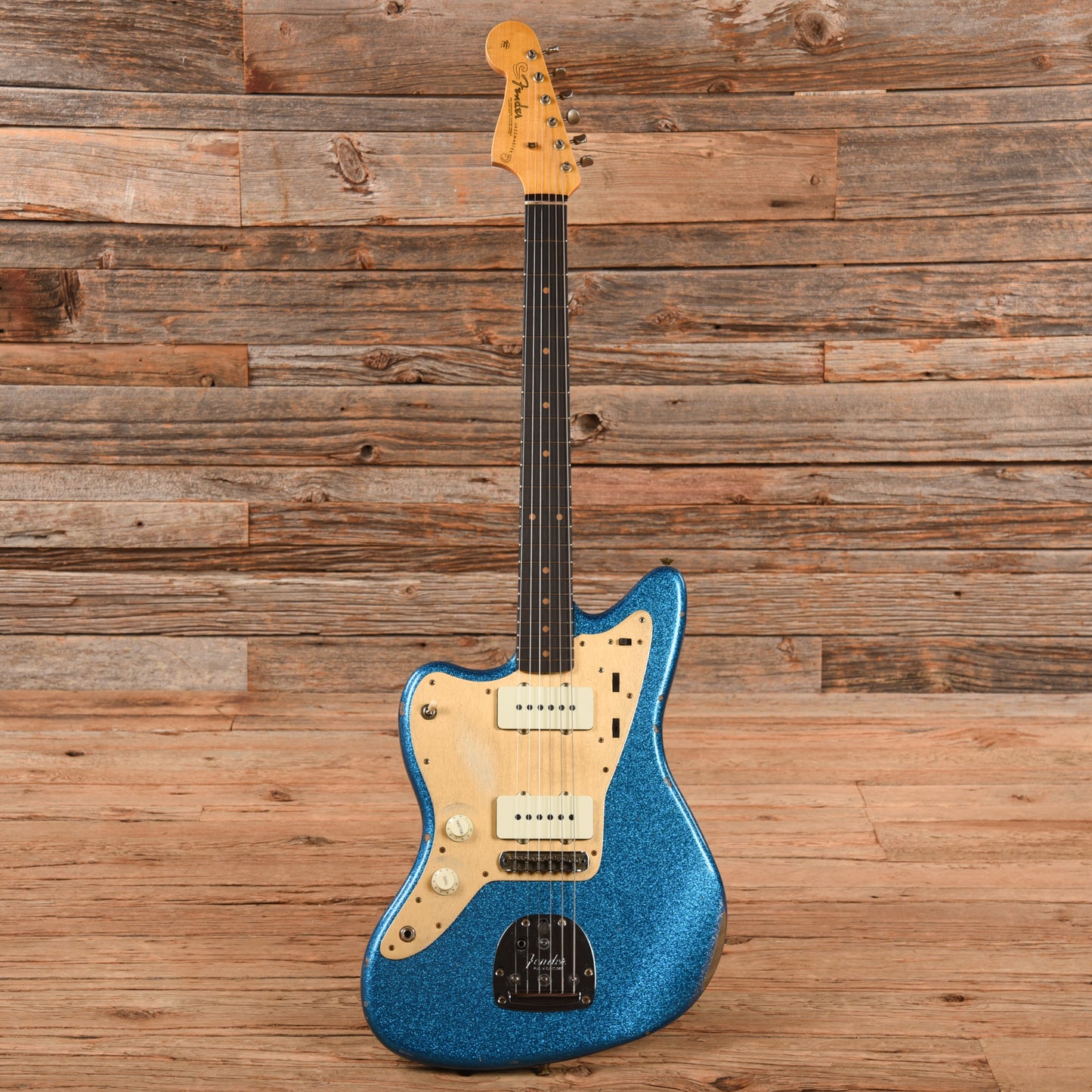 Fender Custom Shop Jazzmaster Blue Sparkle 2022 LEFTY