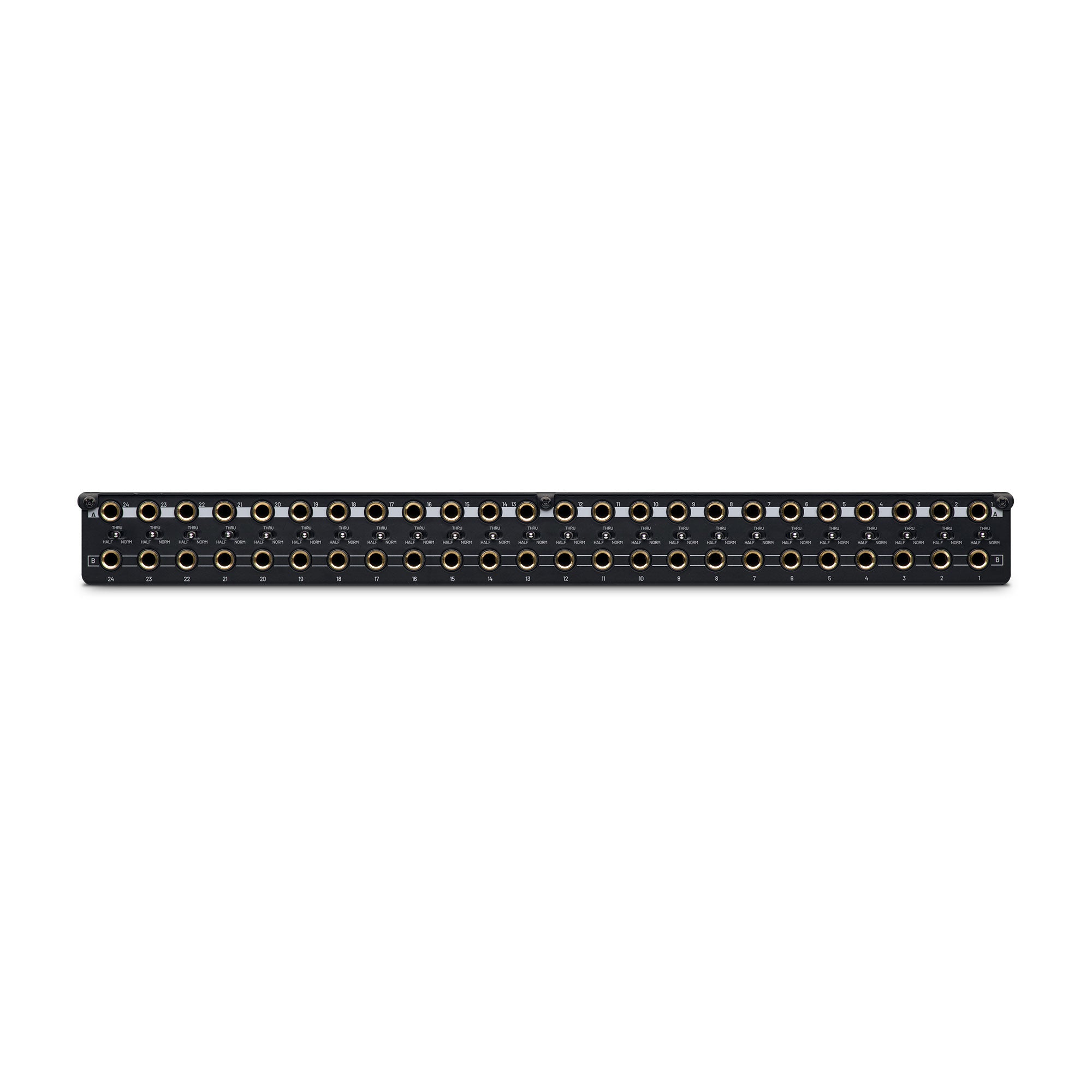 Black Lion Audio PBR TRS3 48-Point Gold-Plated TRS Patchbay w/ 3-way Switching