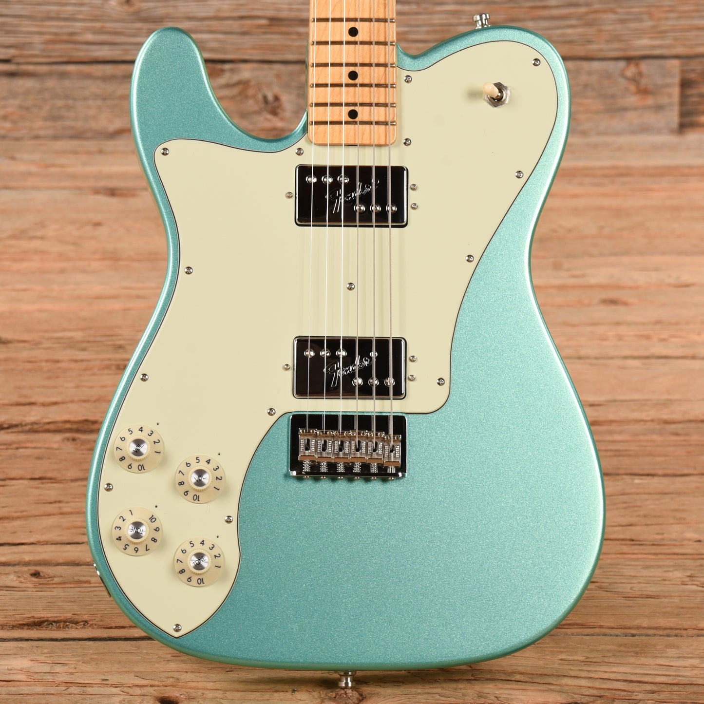 Fender Mod Shop Telecaster Deluxe Mystic Sea Foam Green 2023 LEFTY