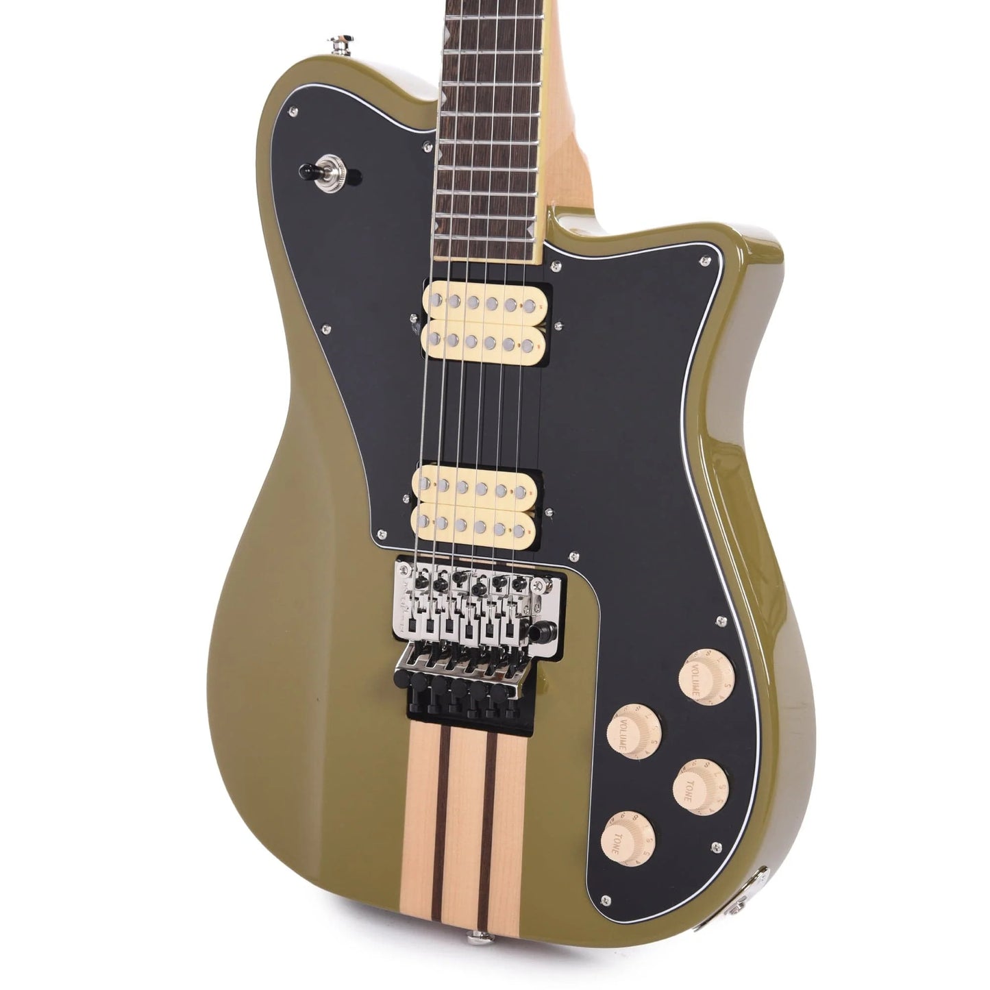 GCI Modernist Guitar Gloss Olive Drab Wings