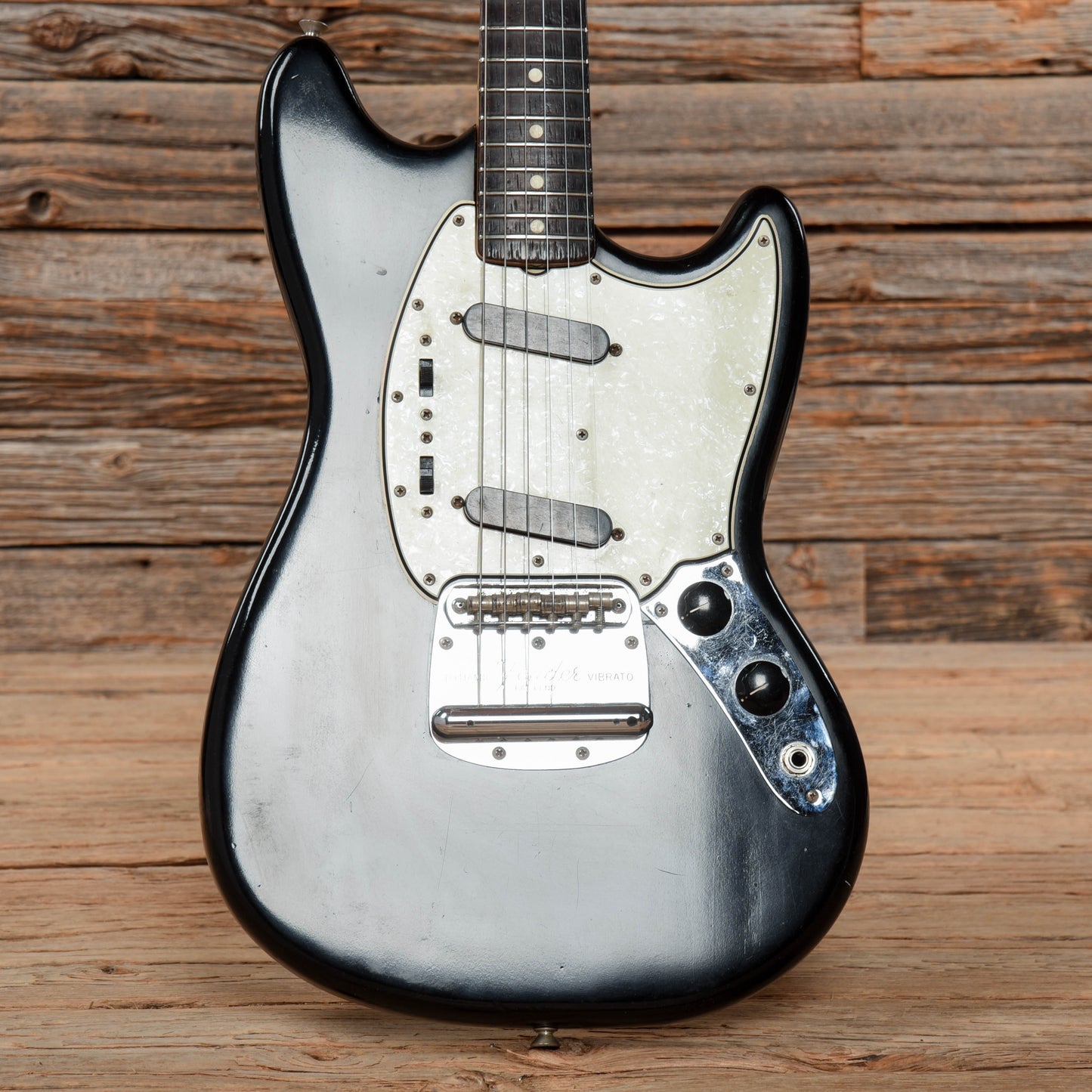 Fender Mustang Black Refin 1960s