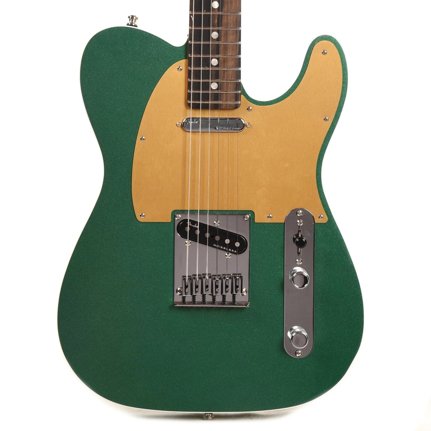 Fender American Ultra Telecaster Mystic Pine w/Ebony Fingerboard & Anodized Gold Pickguard