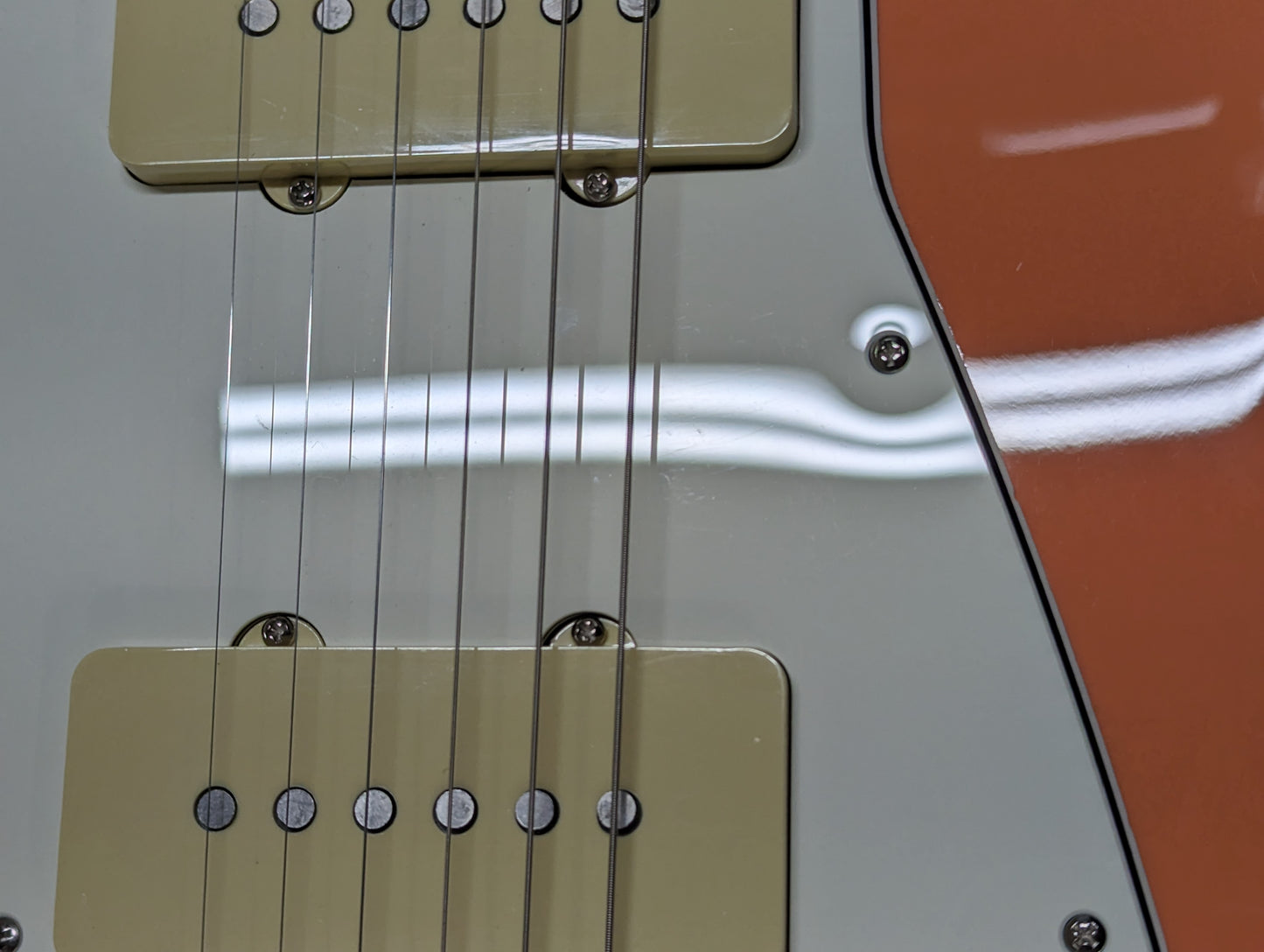 Fender Player Jazzmaster Pacific Peach w/Matching Headcap, Pure Vintage '65 Pickups, & Series/Parallel 4-Way