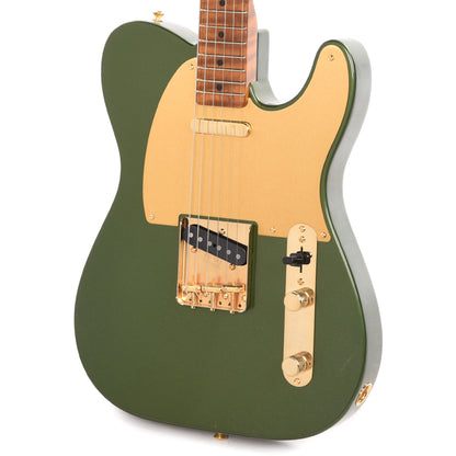 Fender Custom Shop 1950s Telecaster NOS Aged Cadillac Green w/Roasted 3A Flame Neck & Gold Hardware