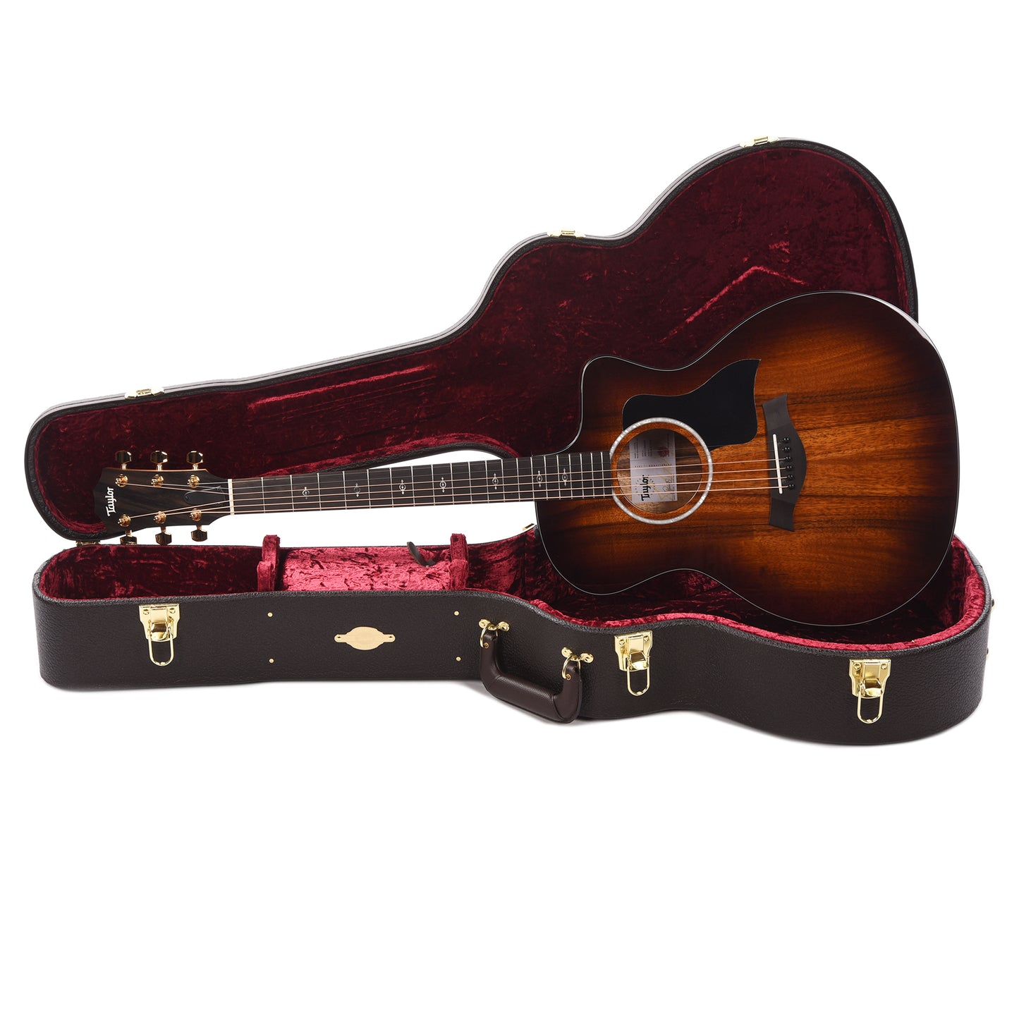 Taylor 224ce-K DLX Grand Auditorium Hawaiian Koa Shaded Edgburst ES2