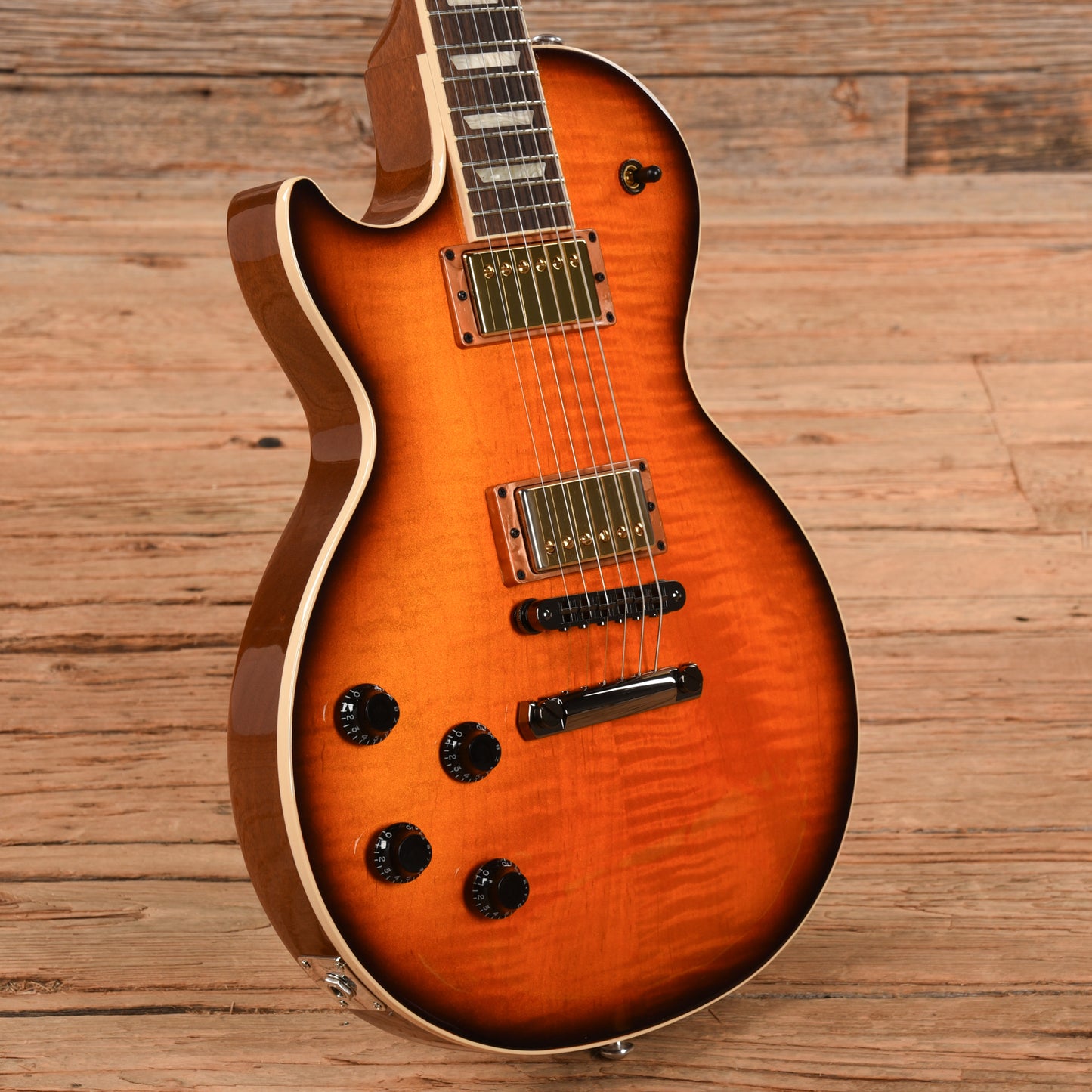 Gibson Mod Shop Les Paul Standard Orange Sparkle Burst 2022 LEFTY