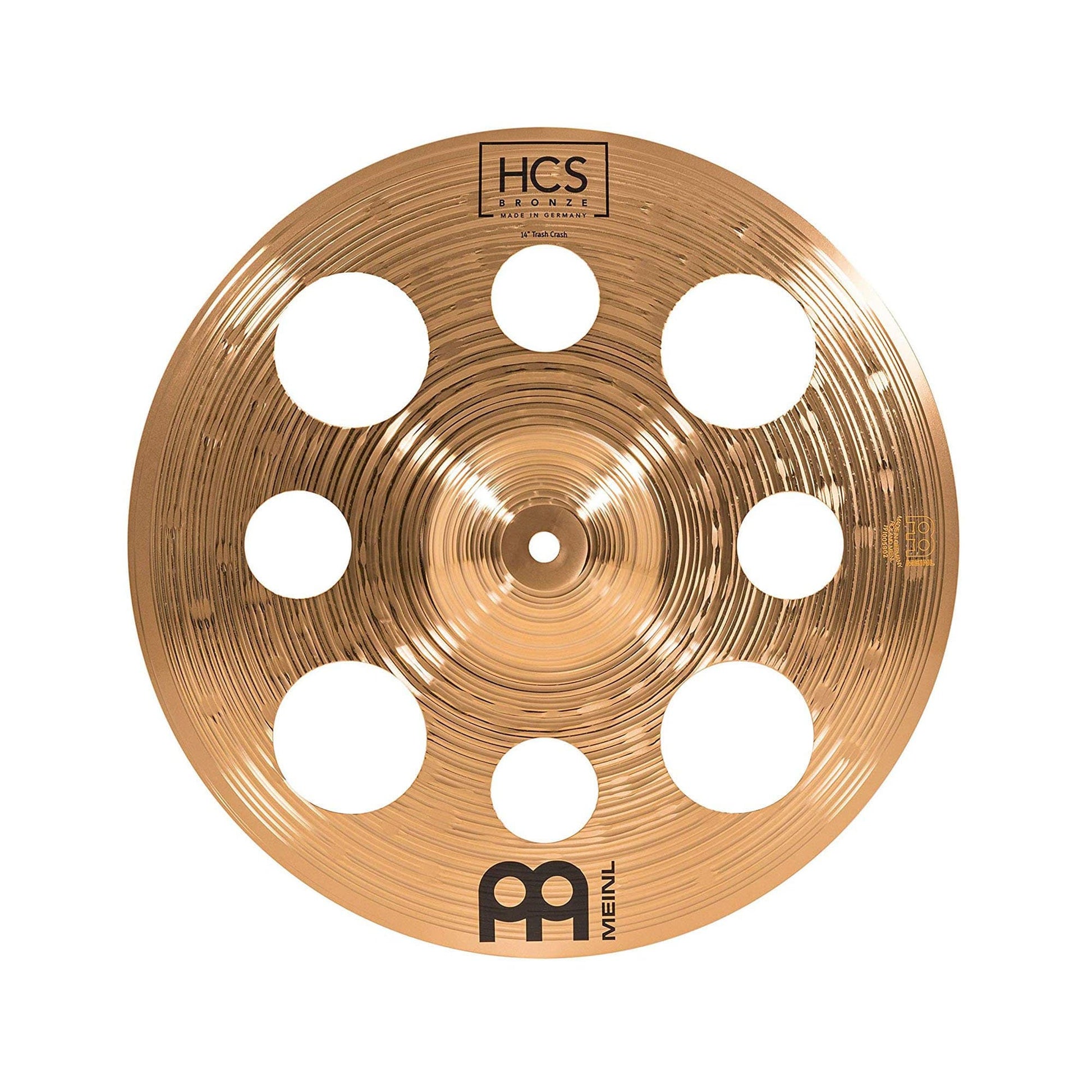 Meinl 14" HCS Bronze Trash Crash Cymbal Drums and Percussion / Cymbals / Crash