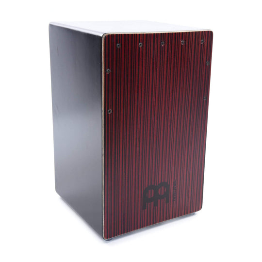 Meinl Backbeat Bass Cajon Crimson Stripe Frontplate Black Sides Drums and Percussion / Hand Drums / Cajons