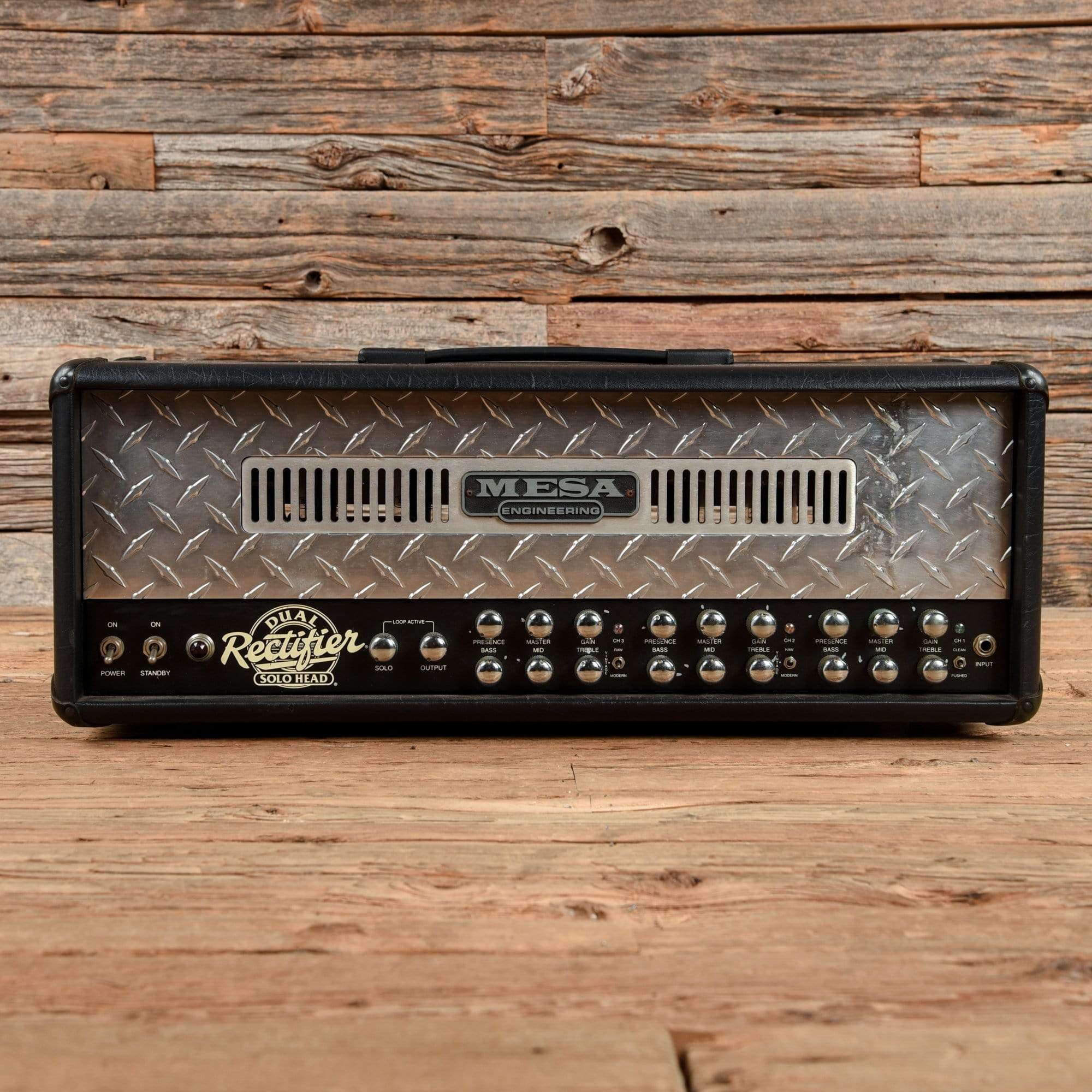 Mesa Boogie Dual Rectifier Solo Head 3-Channel 100w Guitar Amp Head –  Chicago Music Exchange