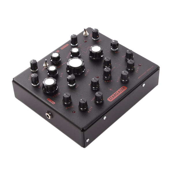 Moffenzeef Modular Stargazer Drone Synth Pedal Gunmetal Black & Red ...