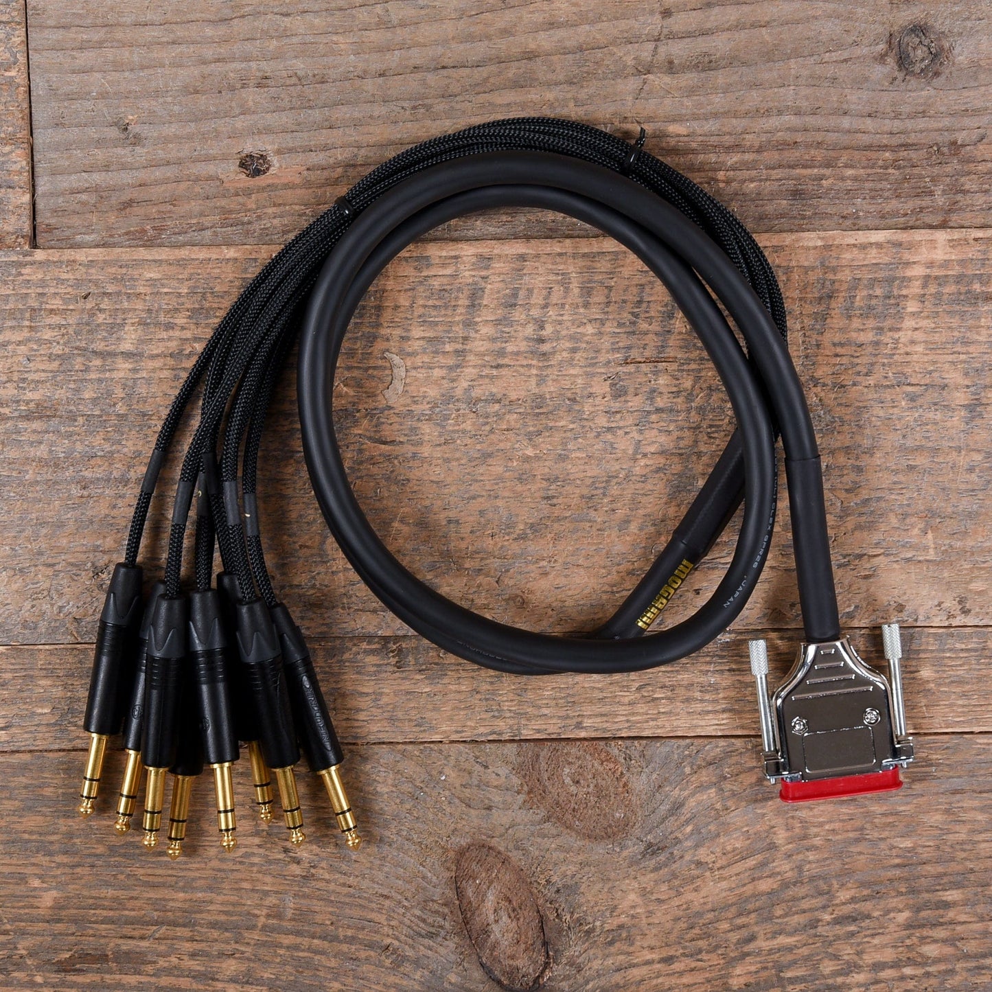 Mogami Gold DB25-TRS 8-channel Analog Interface Cable 5' Accessories / Cables