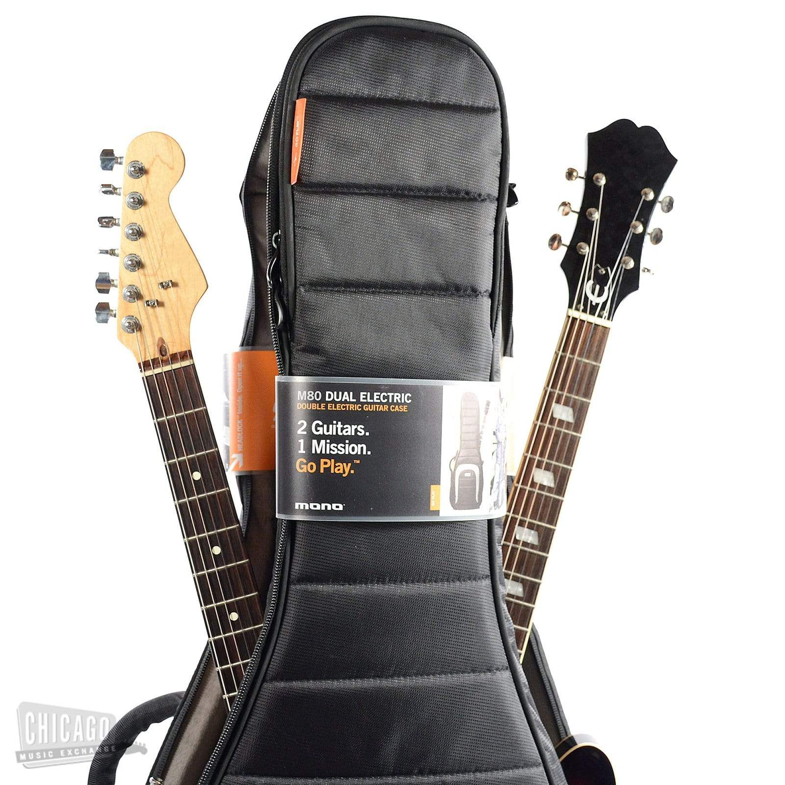 Mono M80 Dual Electric Guitar Case Black – Chicago Music Exchange