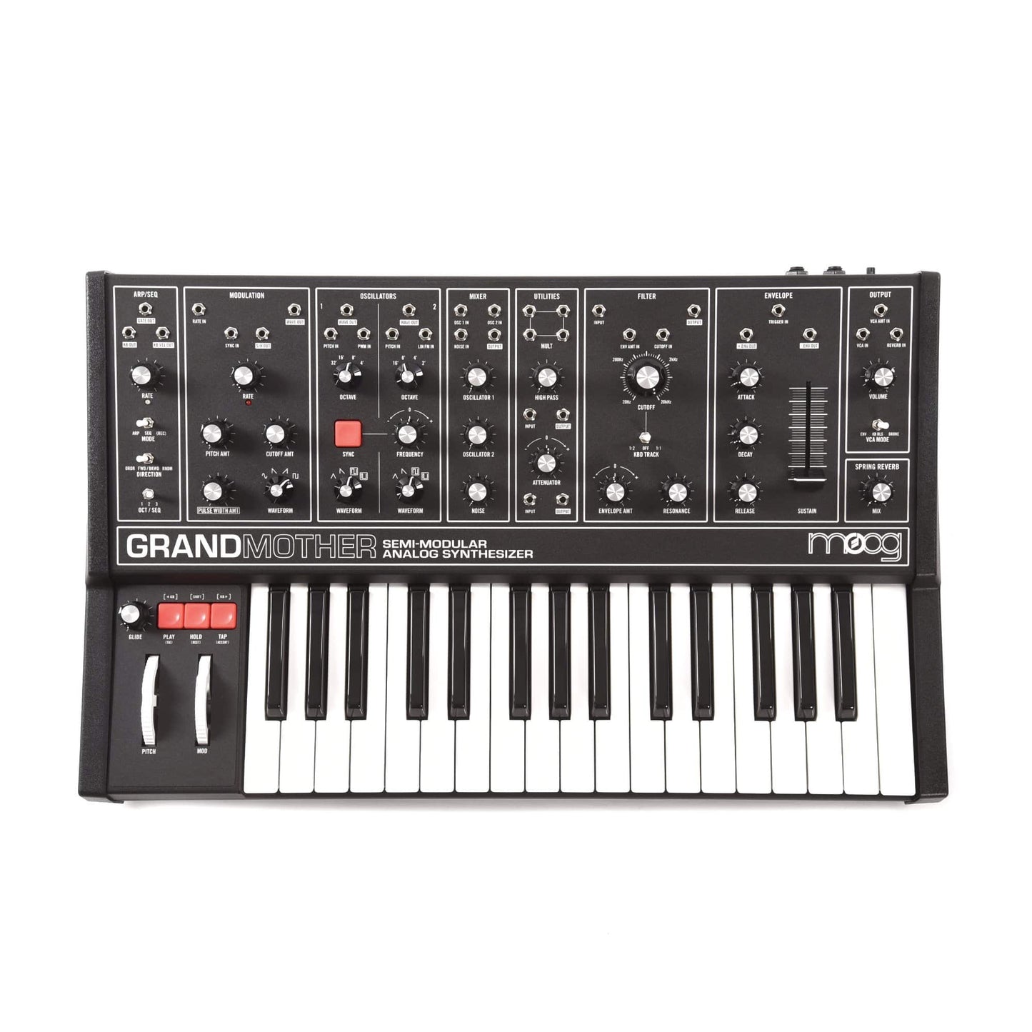 Moog Grandmother Dark Semi-Modular Analog Synthesizer Keyboards and Synths / Synths / Analog Synths