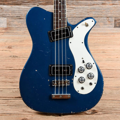 Mosrite Electric Bass Metallic Blue 1970s Bass Guitars / Short Scale