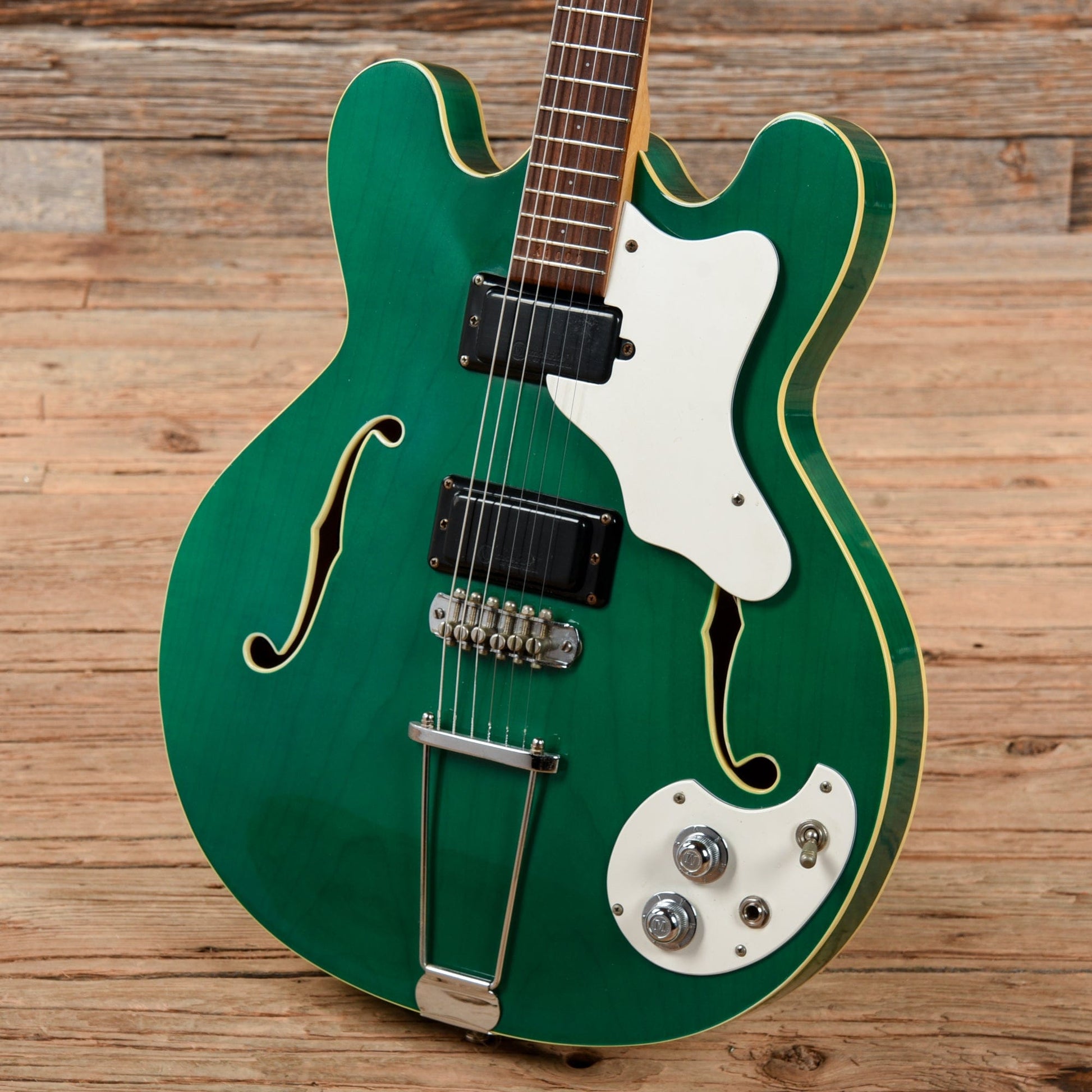 Mosrite Celebrity Translucent Green 1968 Electric Guitars / Hollow Body