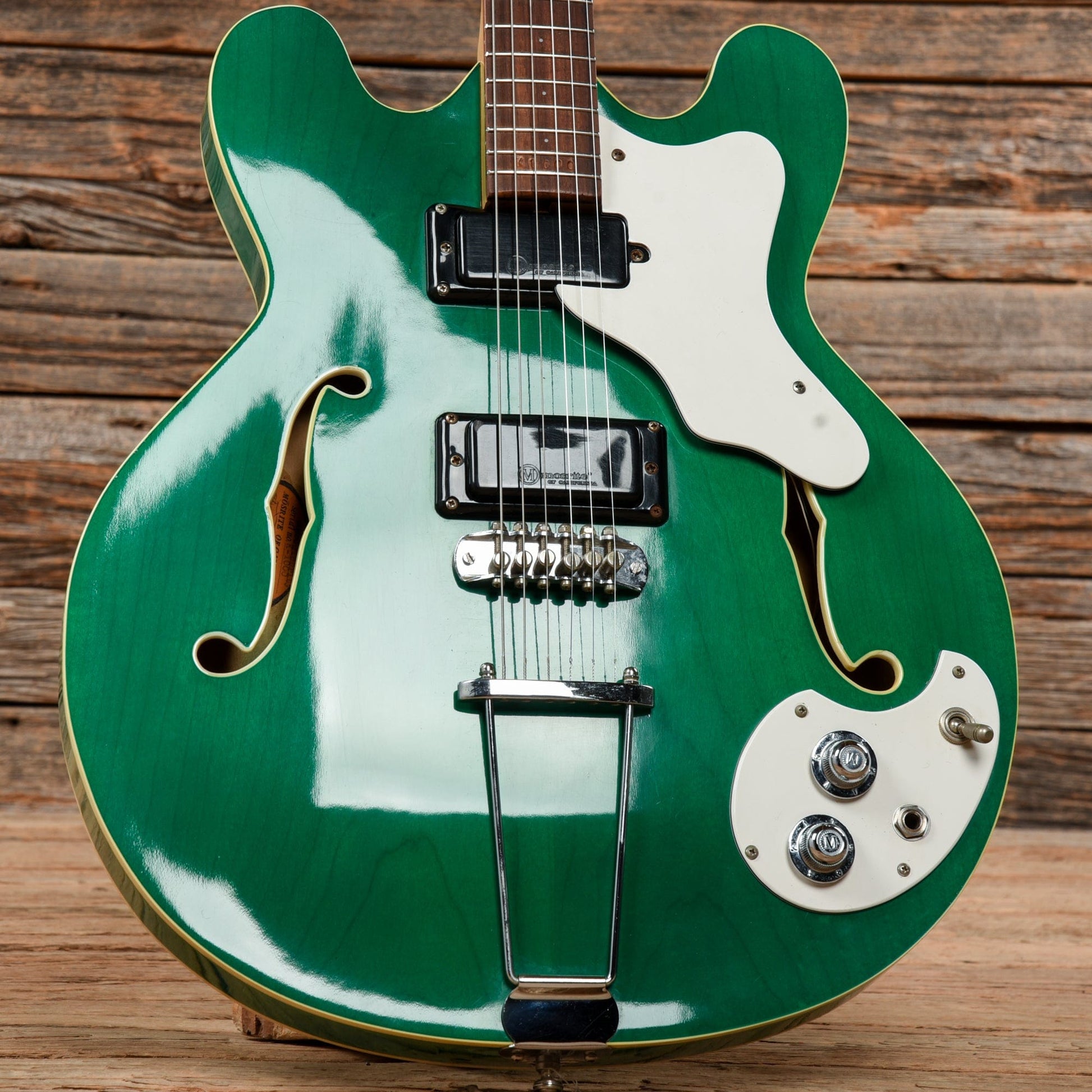 Mosrite Celebrity Translucent Green 1968 Electric Guitars / Hollow Body