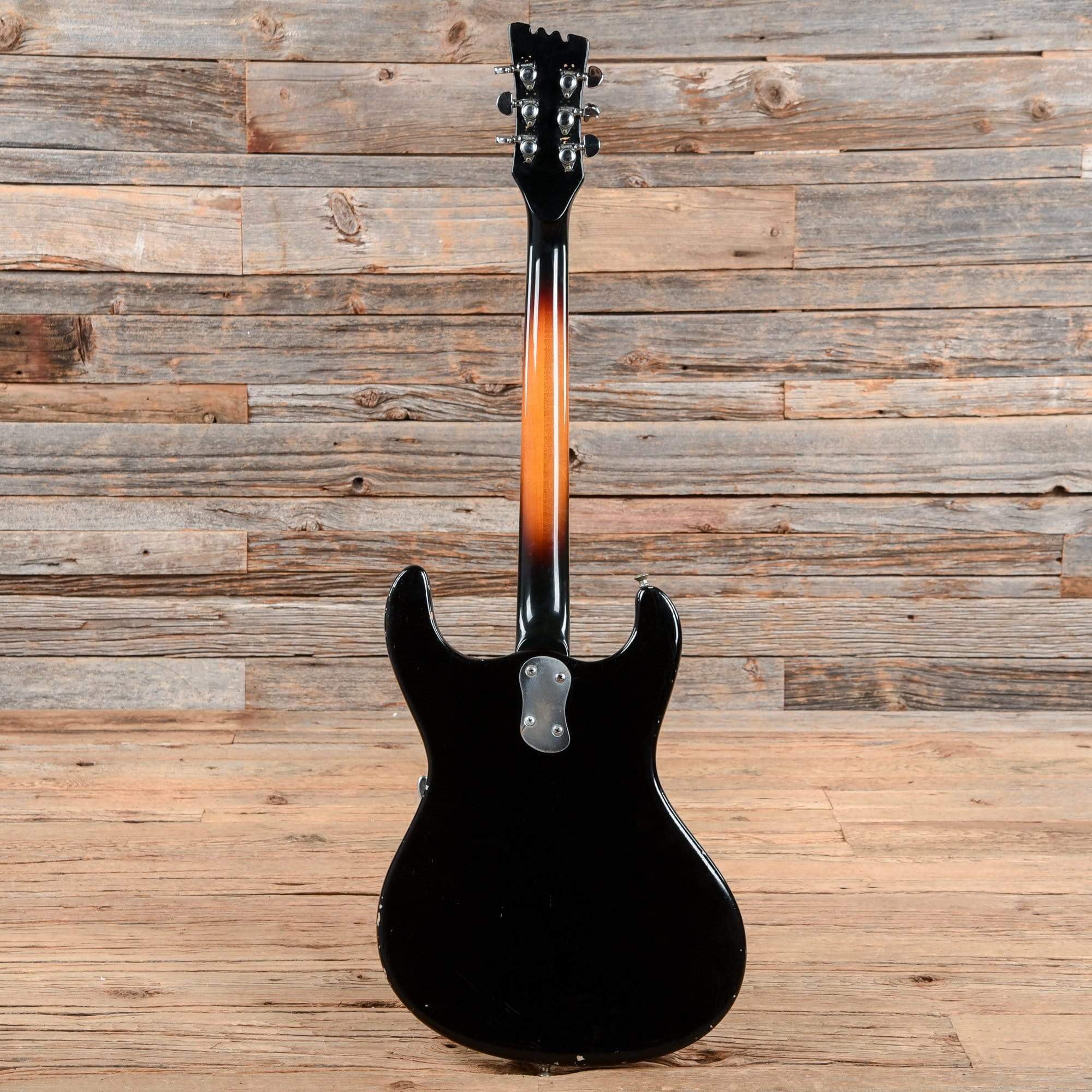 Mosrite Ventures Model Black Refin 1960s – Chicago Music Exchange