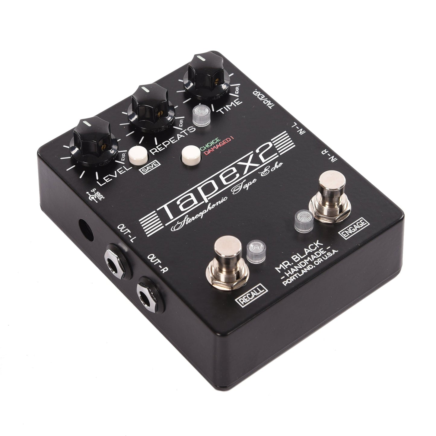 Mr. Black Tapex 2 Stereophonic Tape Echo Pedal Effects and Pedals / Delay