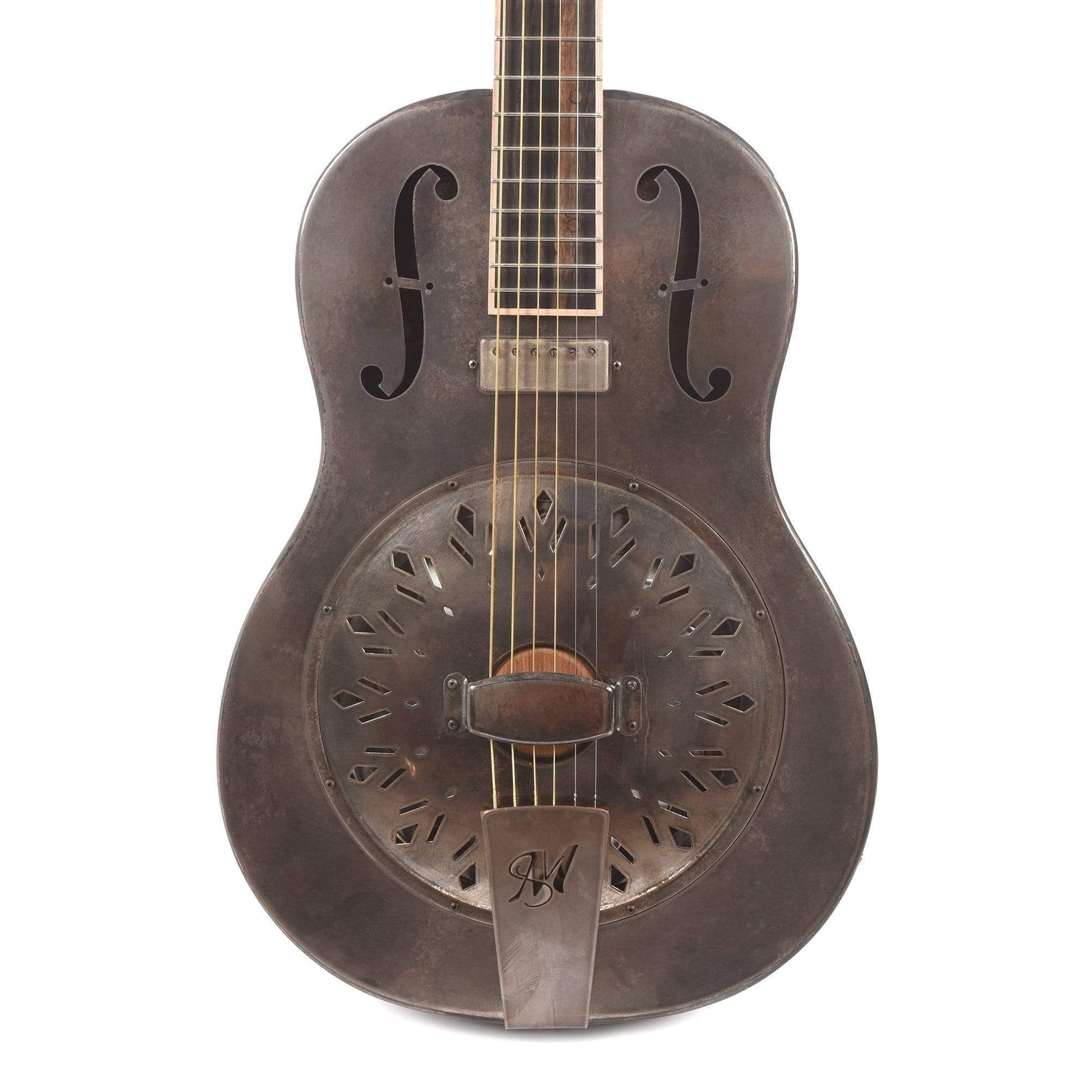 Mule Steel Resonator Single Cone w/Mini-Humbucker Acoustic Guitars / Resonator