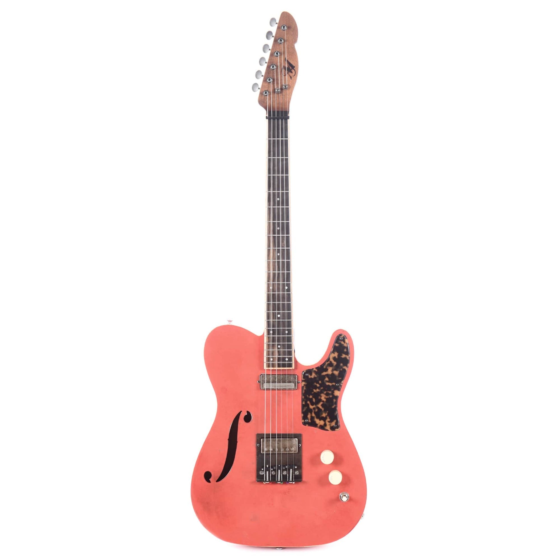 Mule Mulecaster Powder Red Electric Guitars / Hollow Body