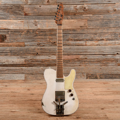 Mule Mulecaster White Electric Guitars / Semi-Hollow