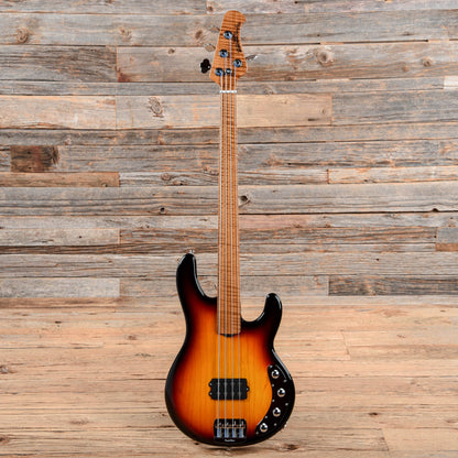 Music Man BFR StingRay Fretless Sierra Vintage Sunburst 2019 Bass Guitars / 4-String