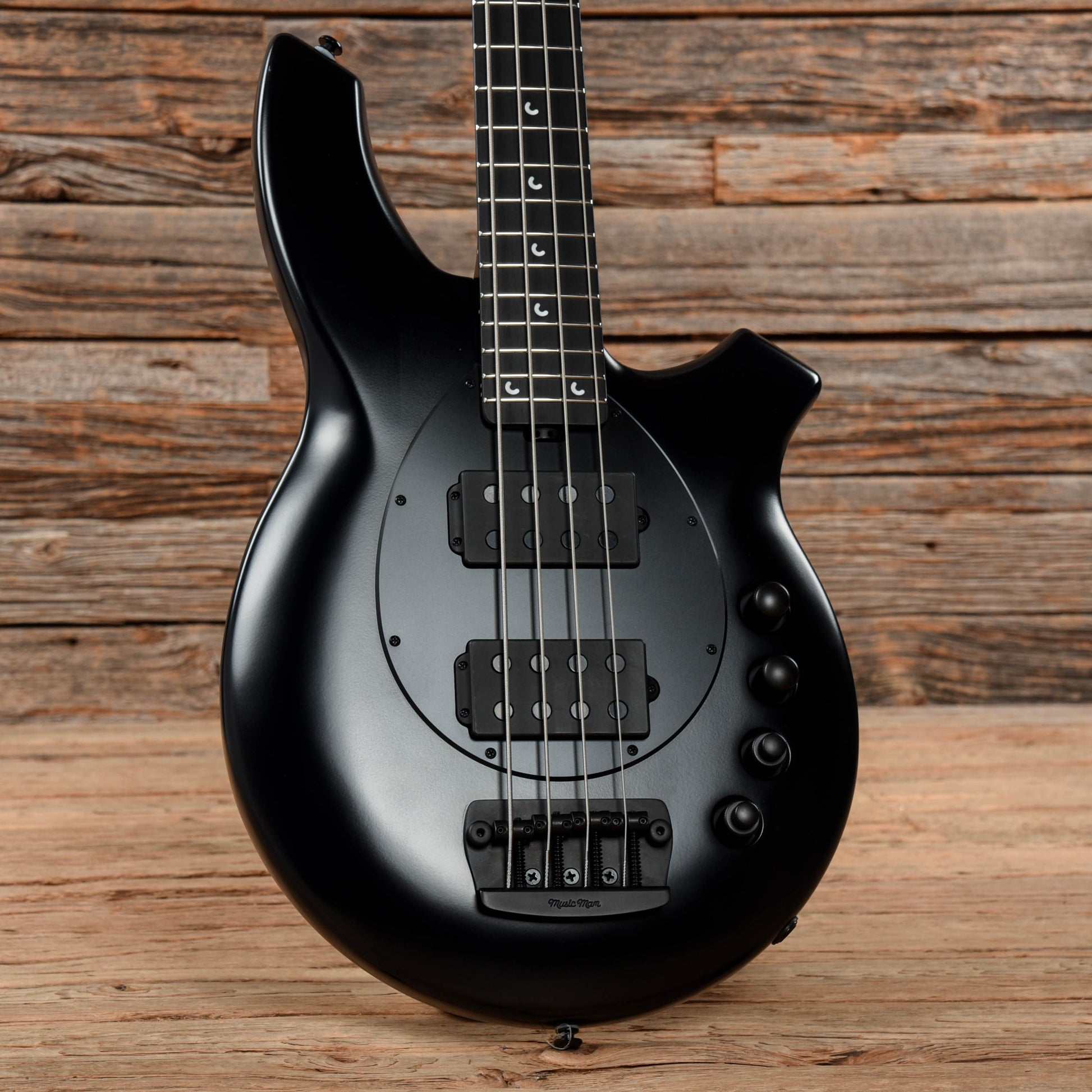 Music Man Bongo 4 HH Stealth Black 2021 Bass Guitars / 4-String