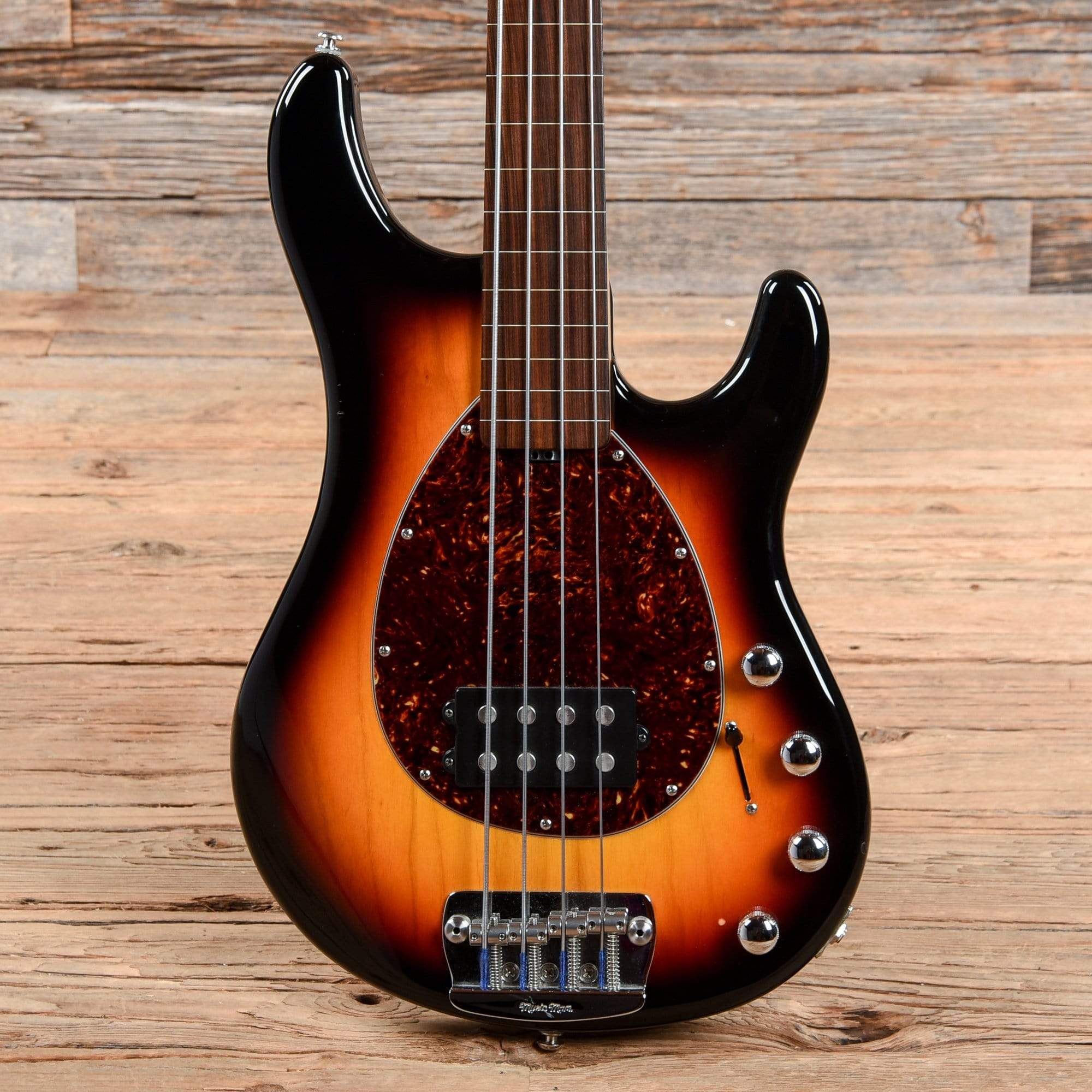 Music Man Sterling 4 H Fretless Sunburst 2001 – Chicago Music Exchange