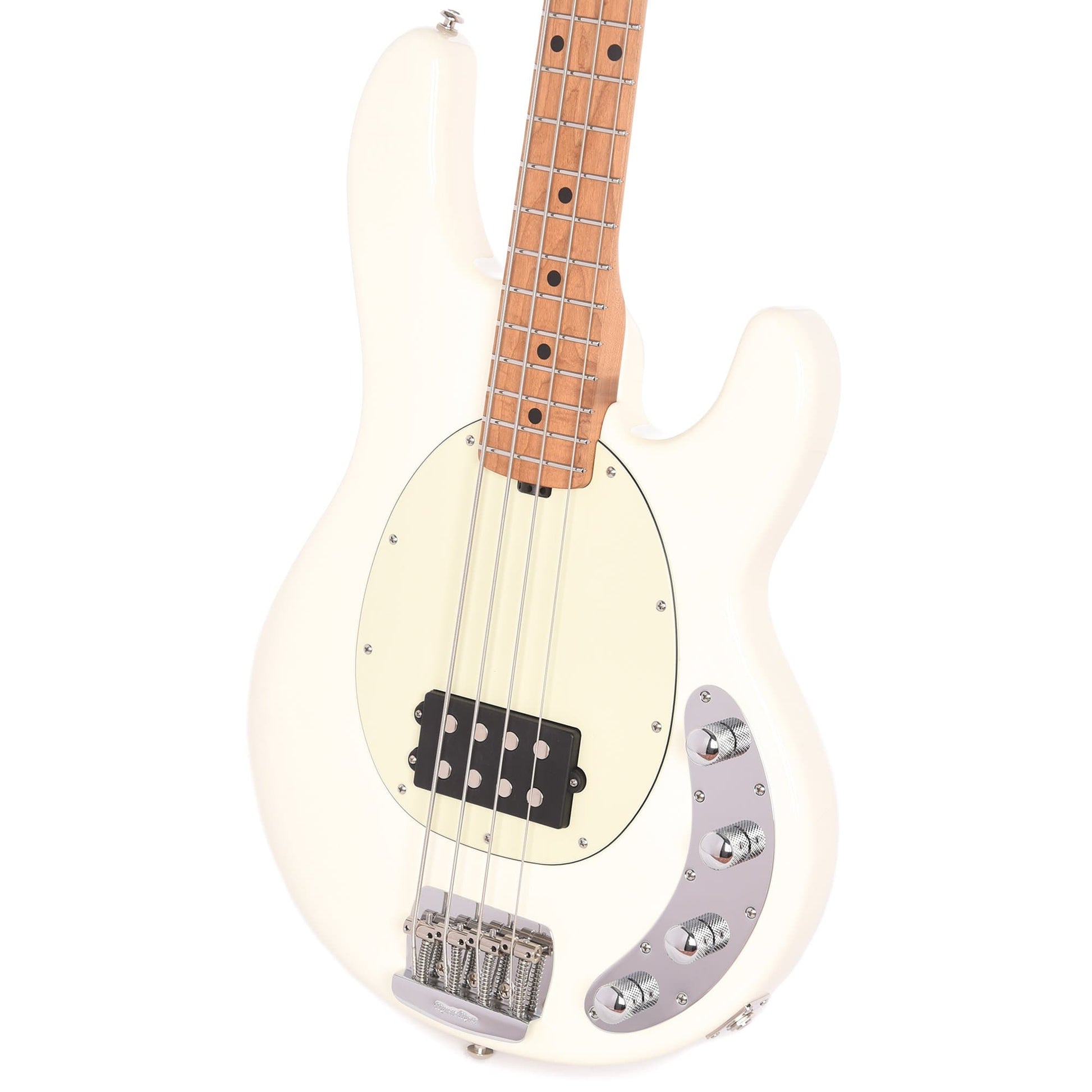 Music Man StingRay 4 Special H Ivory White w/White Pickguard Bass Guitars / 4-String