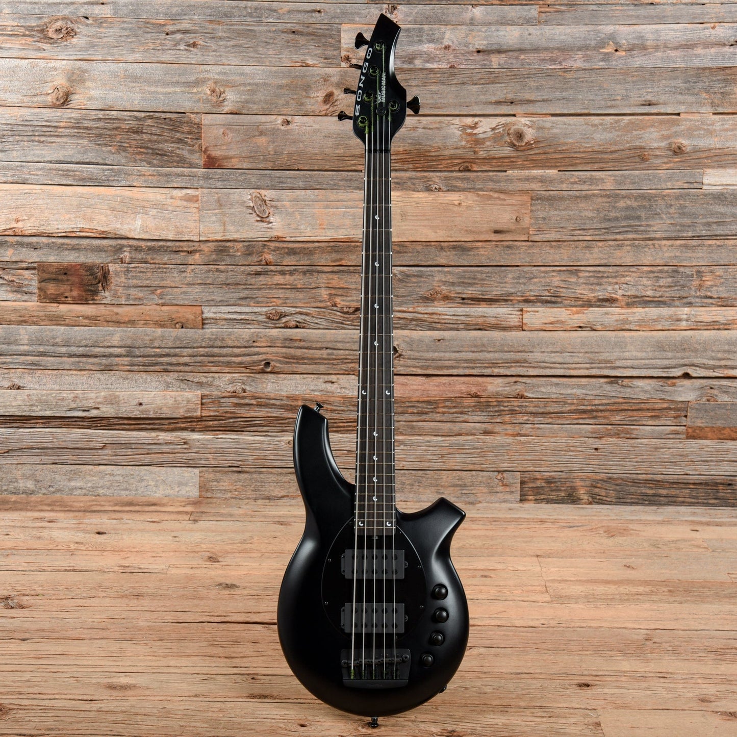 Music Man Bongo 5 HH Stealth Black 2021 Bass Guitars / 5-String or More