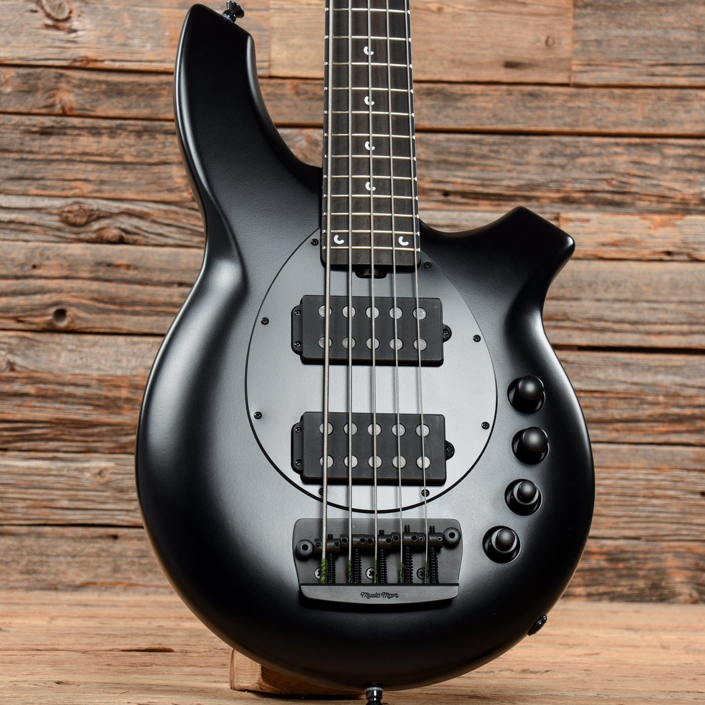 Music Man Bongo 5 HH Stealth Black 2021 Bass Guitars / 5-String or More