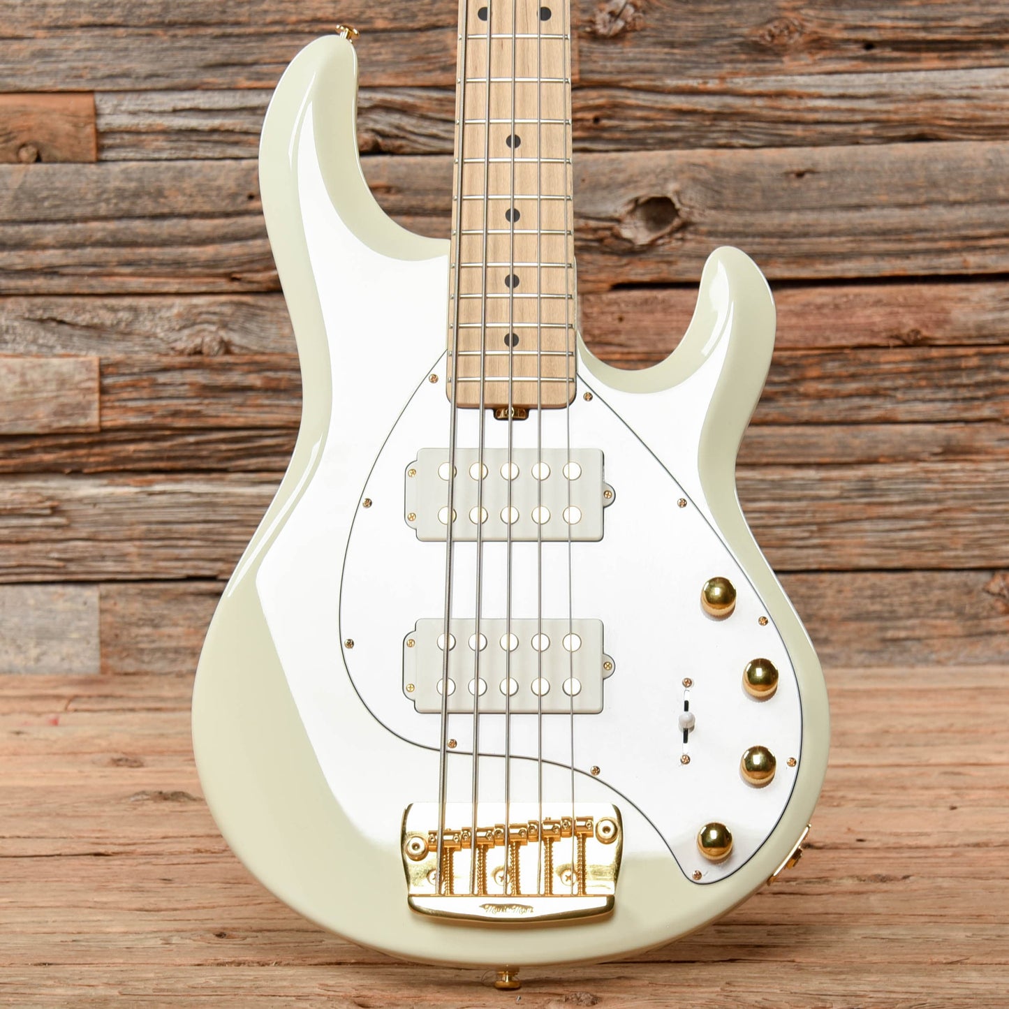 Music Man Stingray 5 HH White 2015 Bass Guitars / 5-String or More