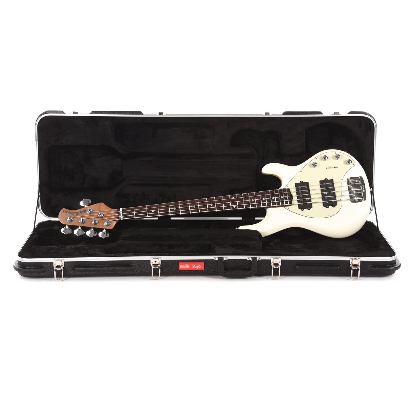 Music Man StingRay5 Special 5-String HH Ivory White w/Mint Pickguard Bass Guitars / 5-String or More