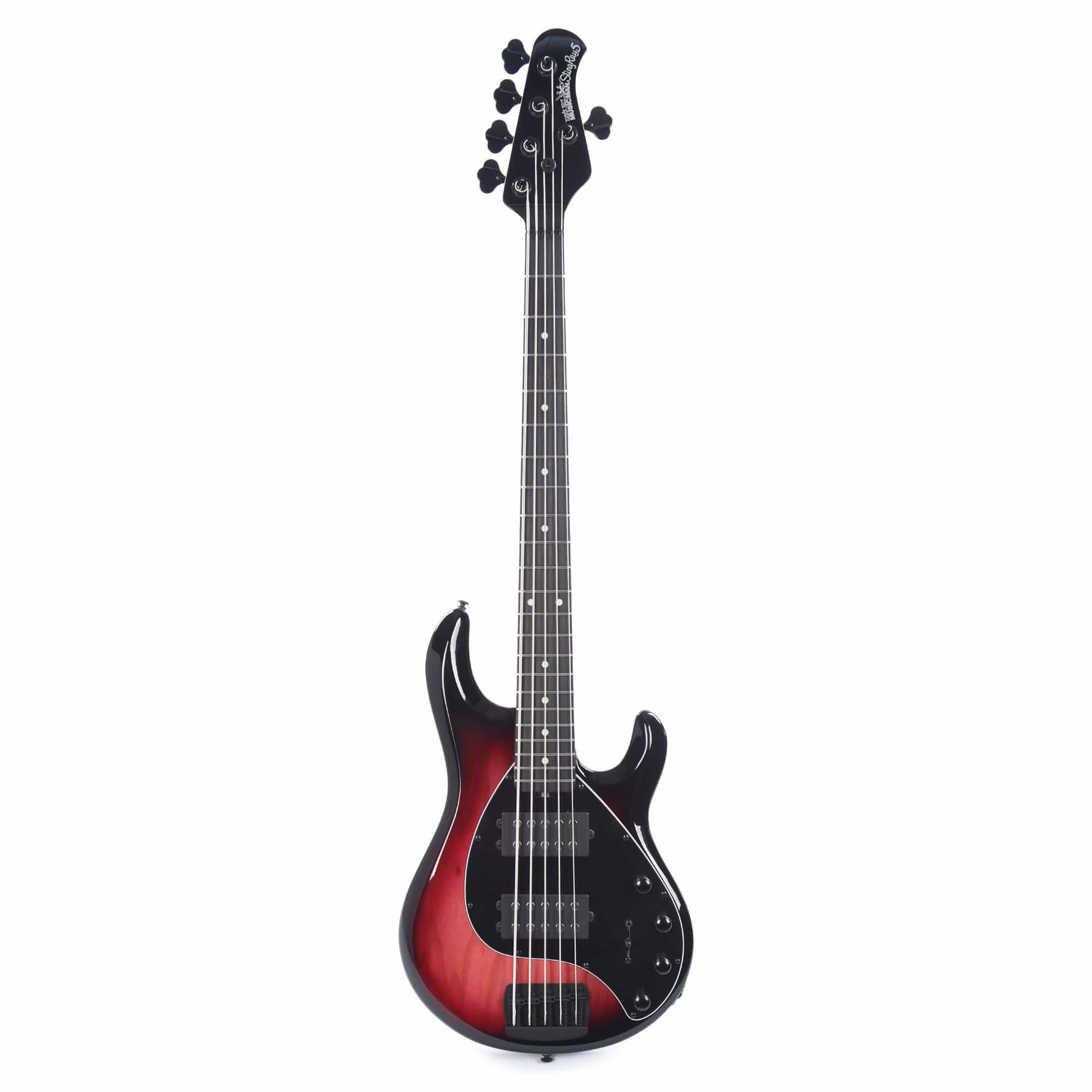 Music Man StingRay5 Special HH Rasberry Burst w/Ebony Fingerboard Bass Guitars / 5-String or More