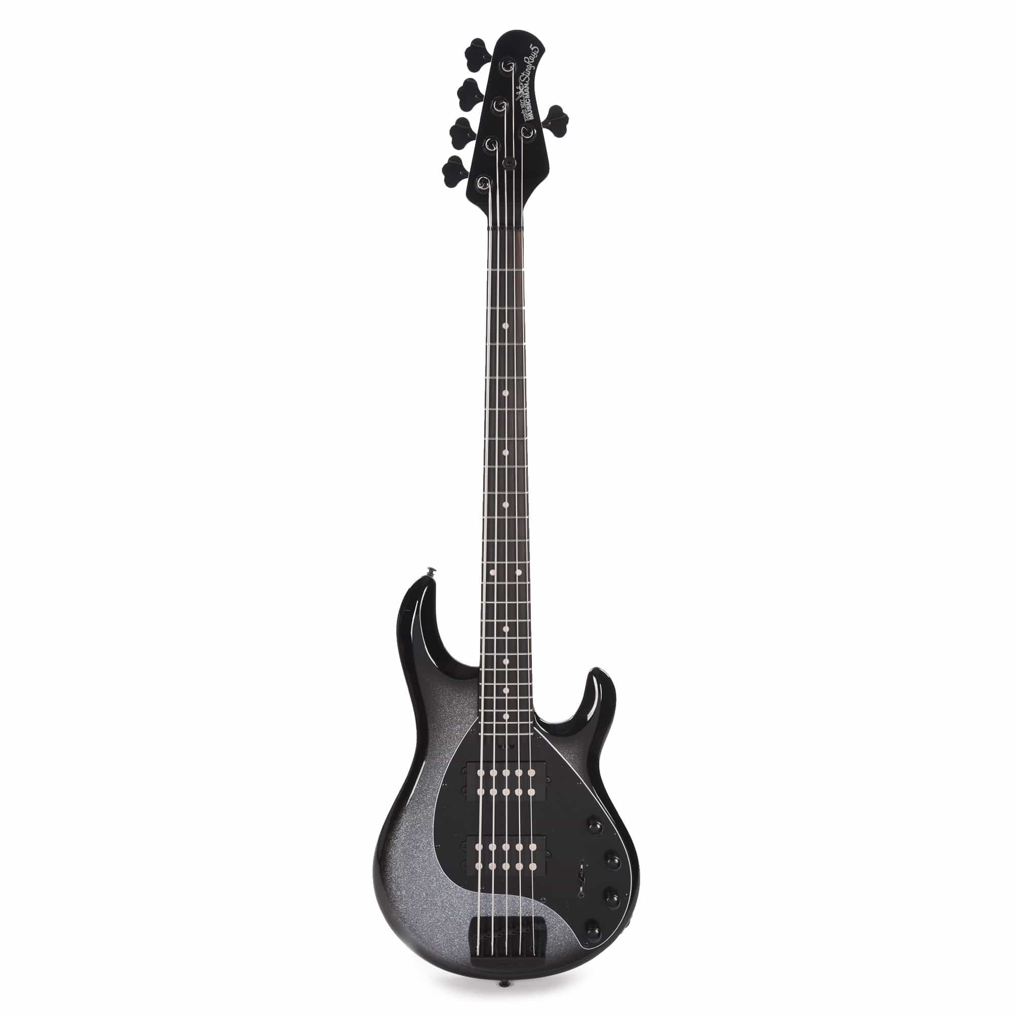 Music Man StingRay5 Special HH Smoked Chrome w/Ebony Fingerboard Bass Guitars / 5-String or More