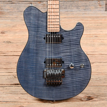 Music Man BFR Axis Steel Blue Electric Guitars / Solid Body