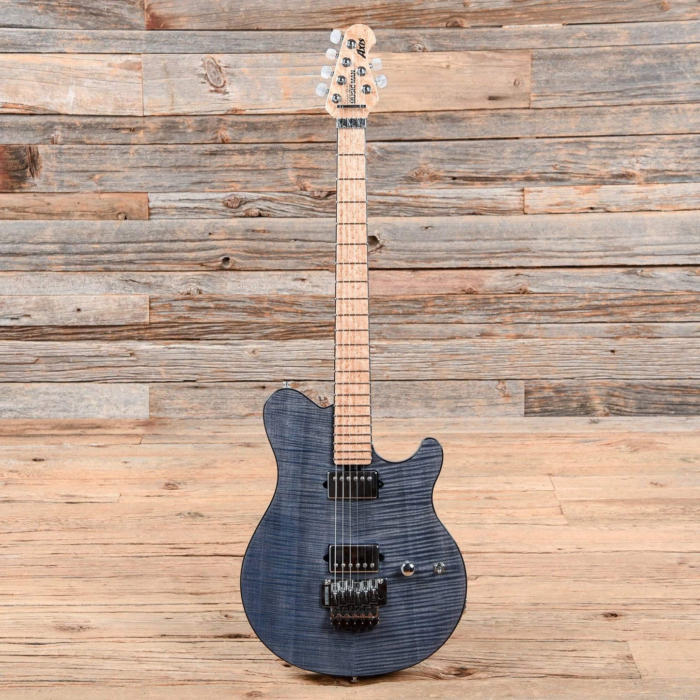 Music Man BFR Axis Steel Blue Electric Guitars / Solid Body