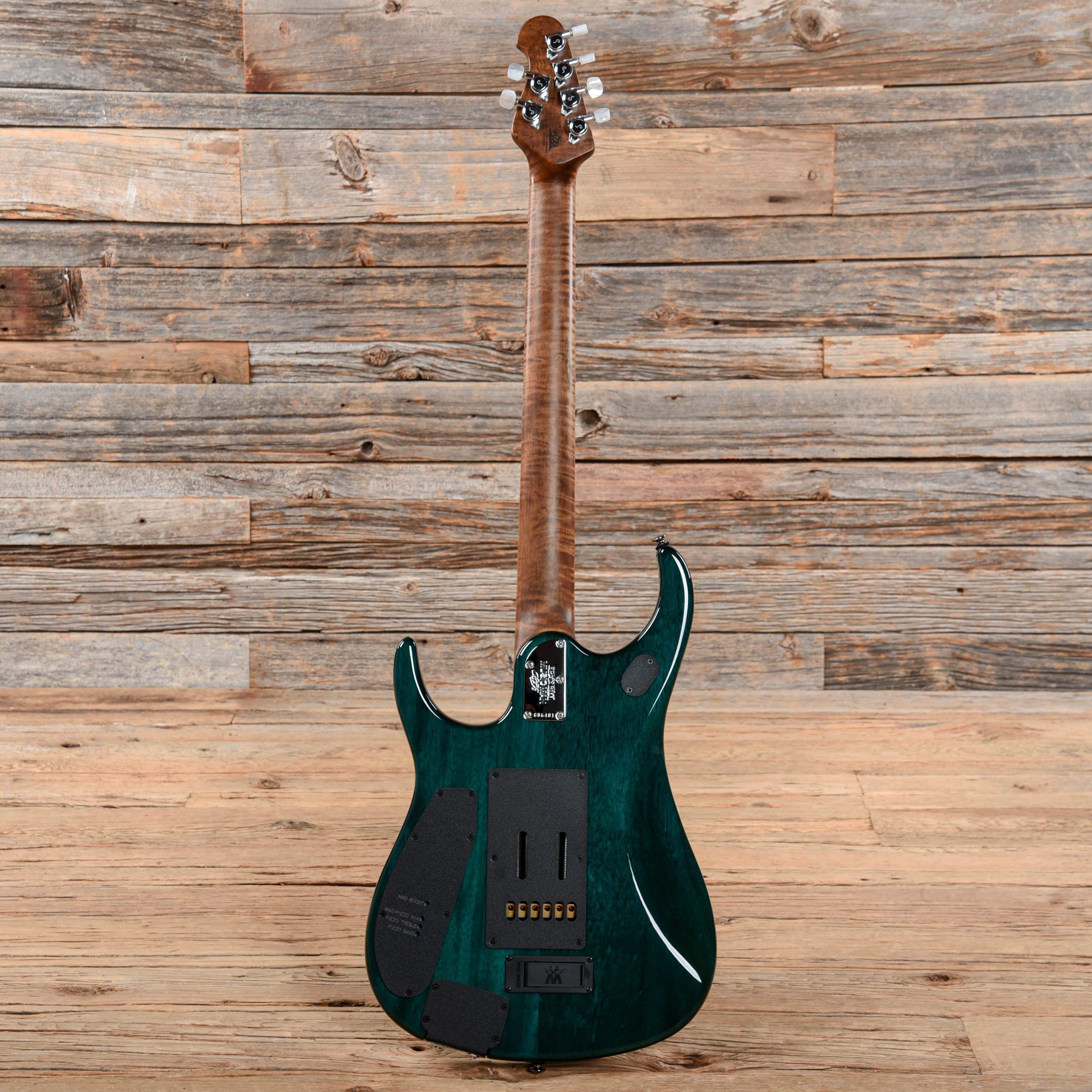 Music Man BFR JP15 w/Roasted Maple Neck Flame Teal Burst 2017 Electric Guitars / Solid Body