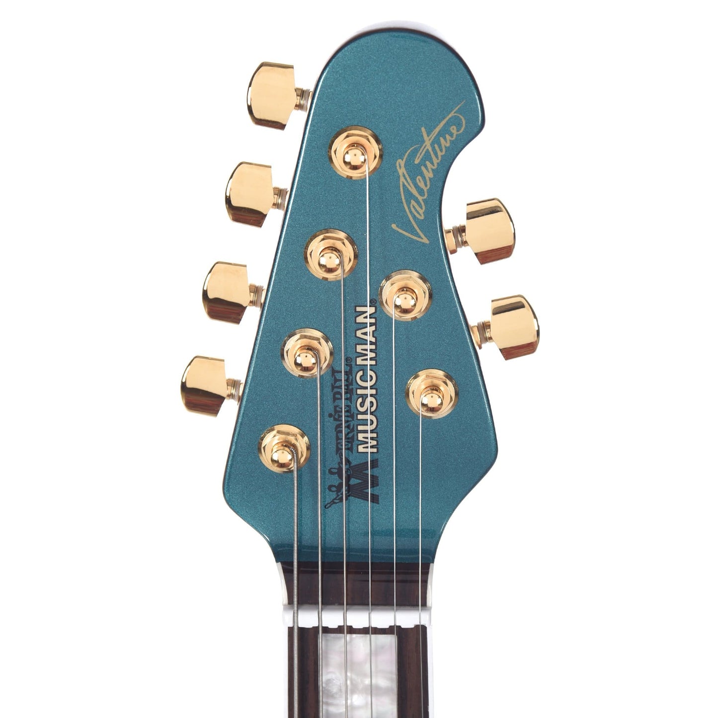 Music Man BFR Valentine Pine Green w/Gold Hardware & Painted Headstock Electric Guitars / Solid Body